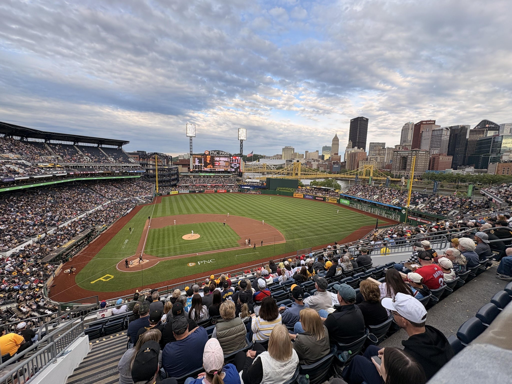 Real Fan View taken from Section 311 WC at PNC Park by Derek M