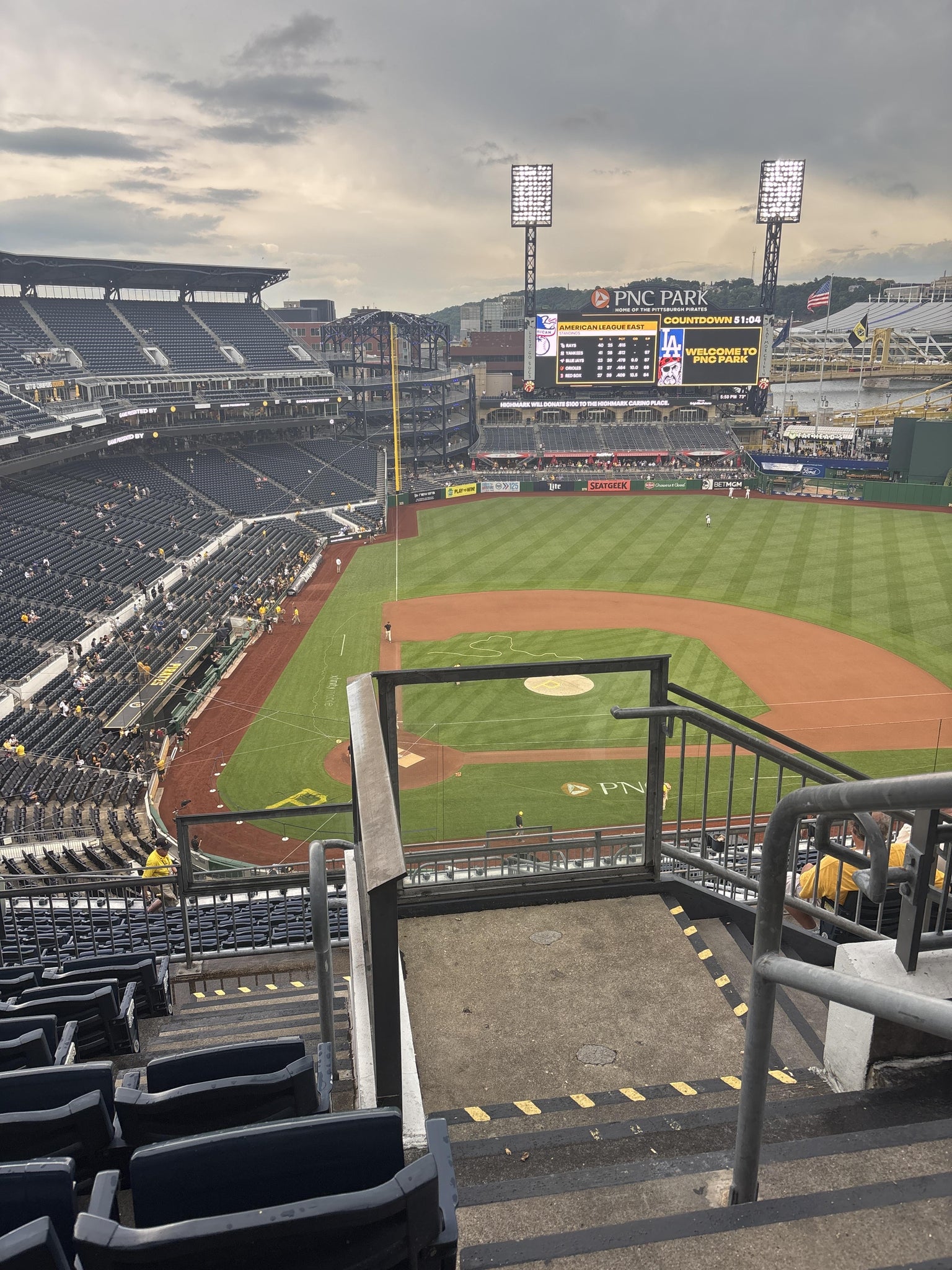 Real Fan View taken from Section 312 at PNC Park by Brian W