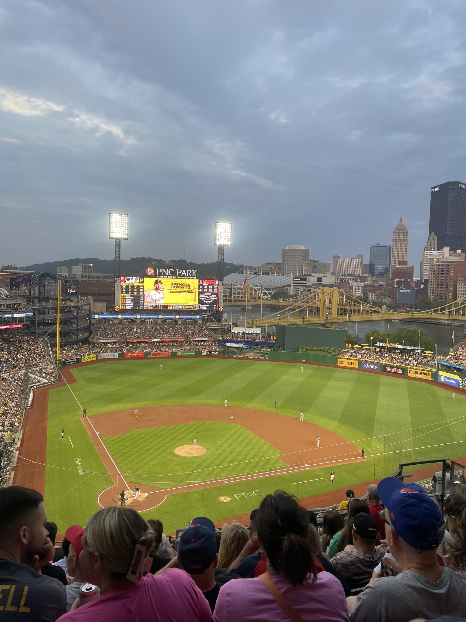 Real Fan View taken from Section 313 at PNC Park by Brysten T