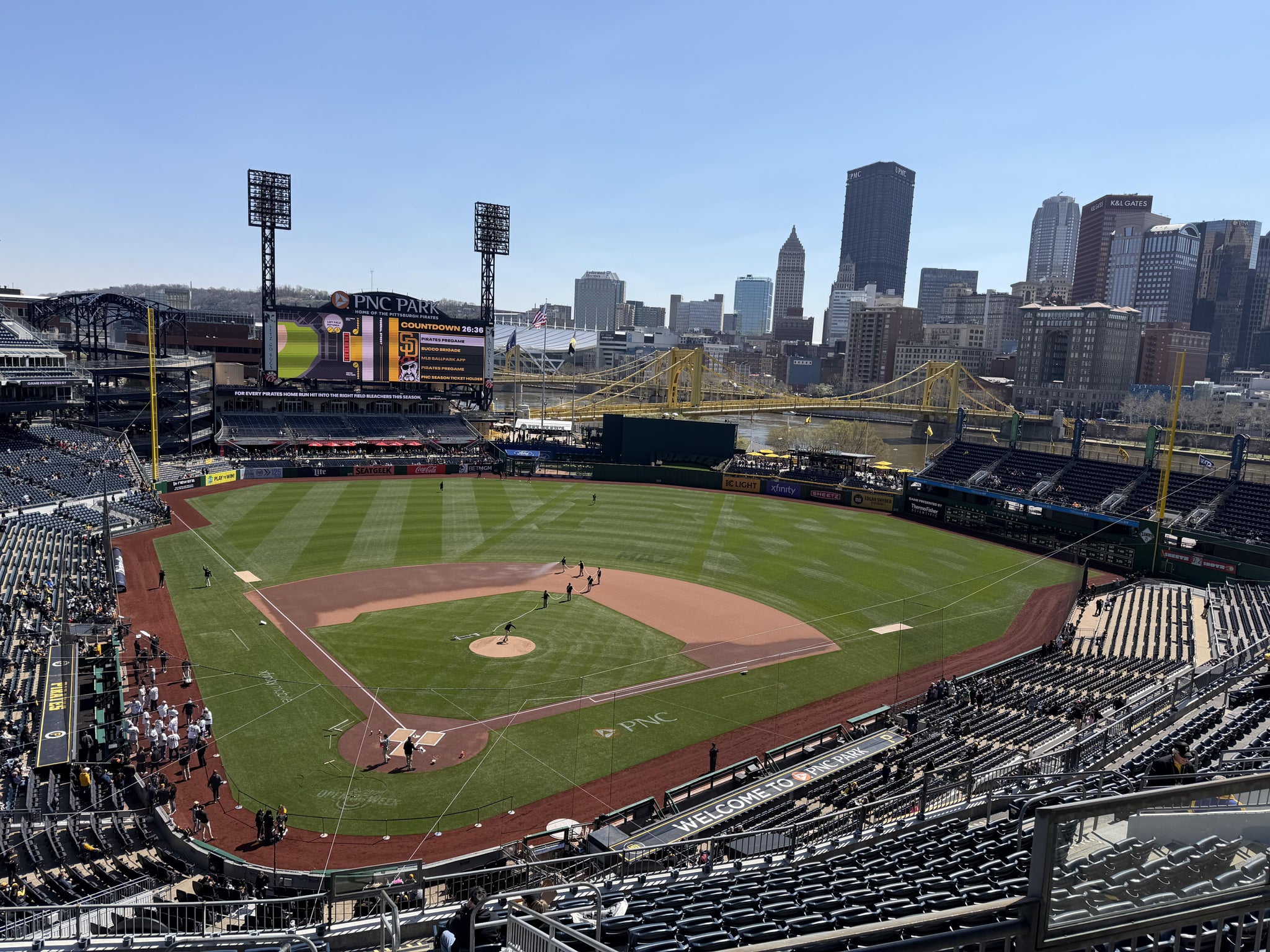 Real Fan View taken from Section 314 at PNC Park by Steven D