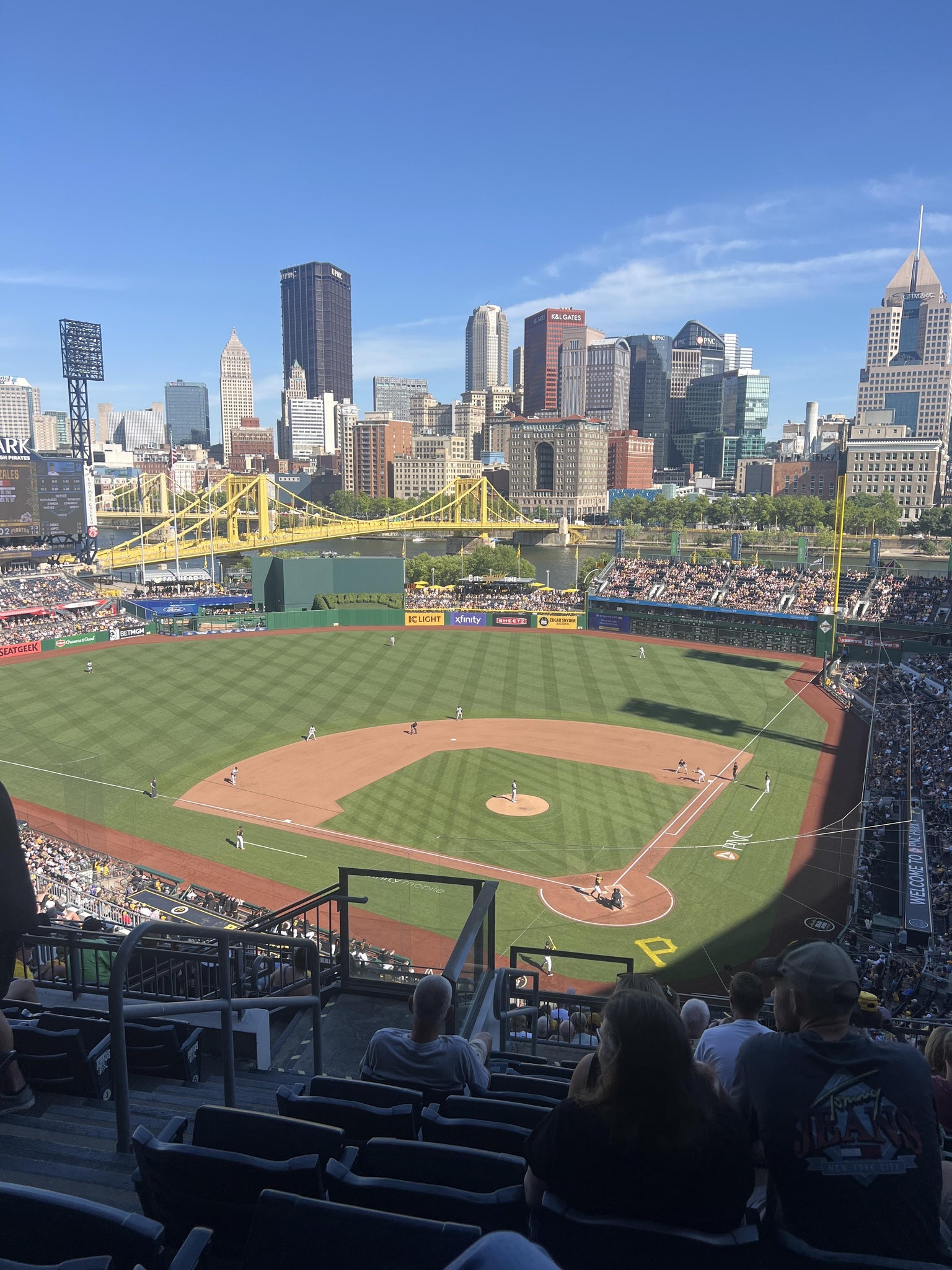 Real Fan View taken from Section 318 at PNC Park by Jonathan N