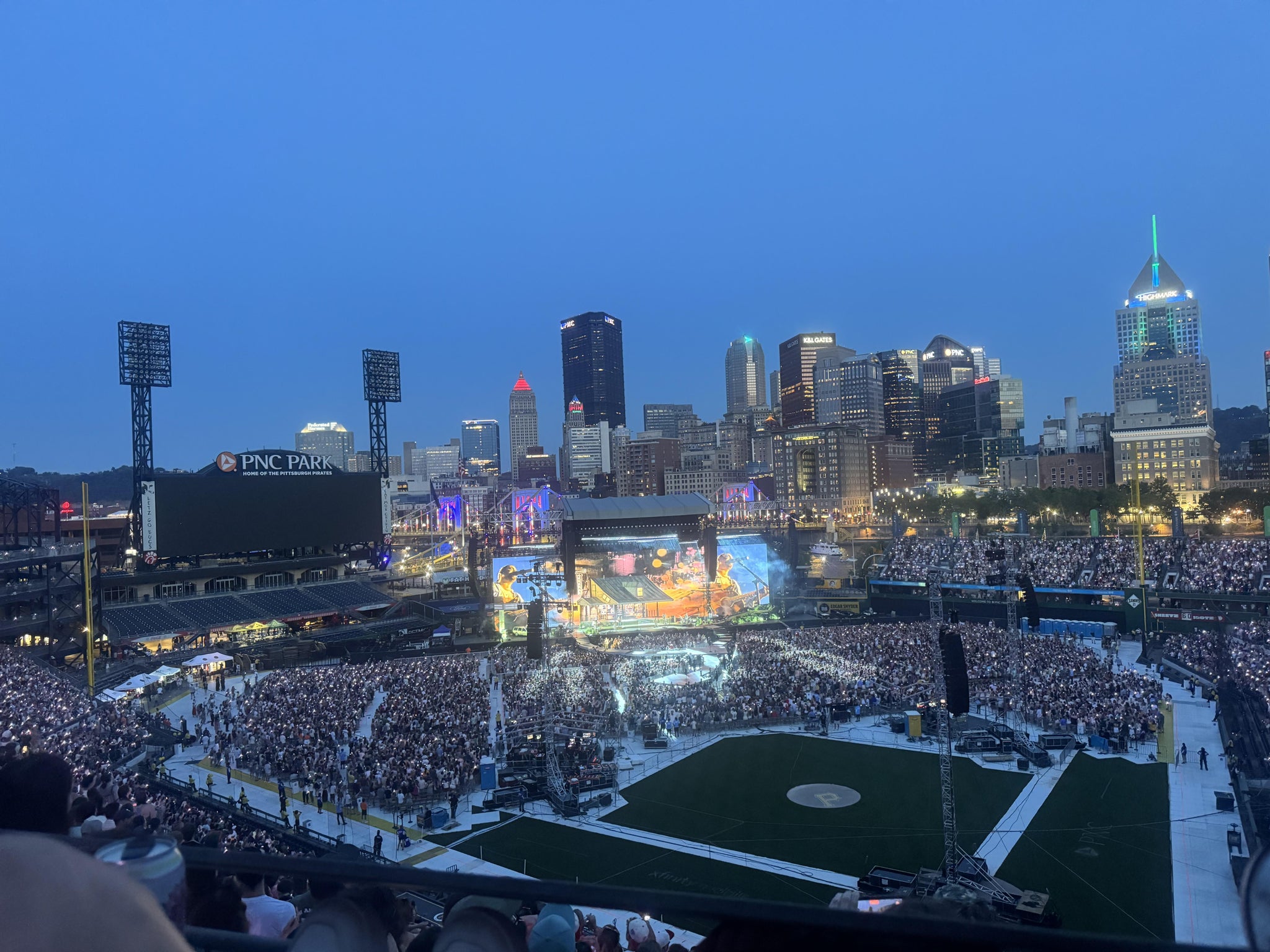 Real Fan View taken from Section 319 WC at PNC Park by Liv R