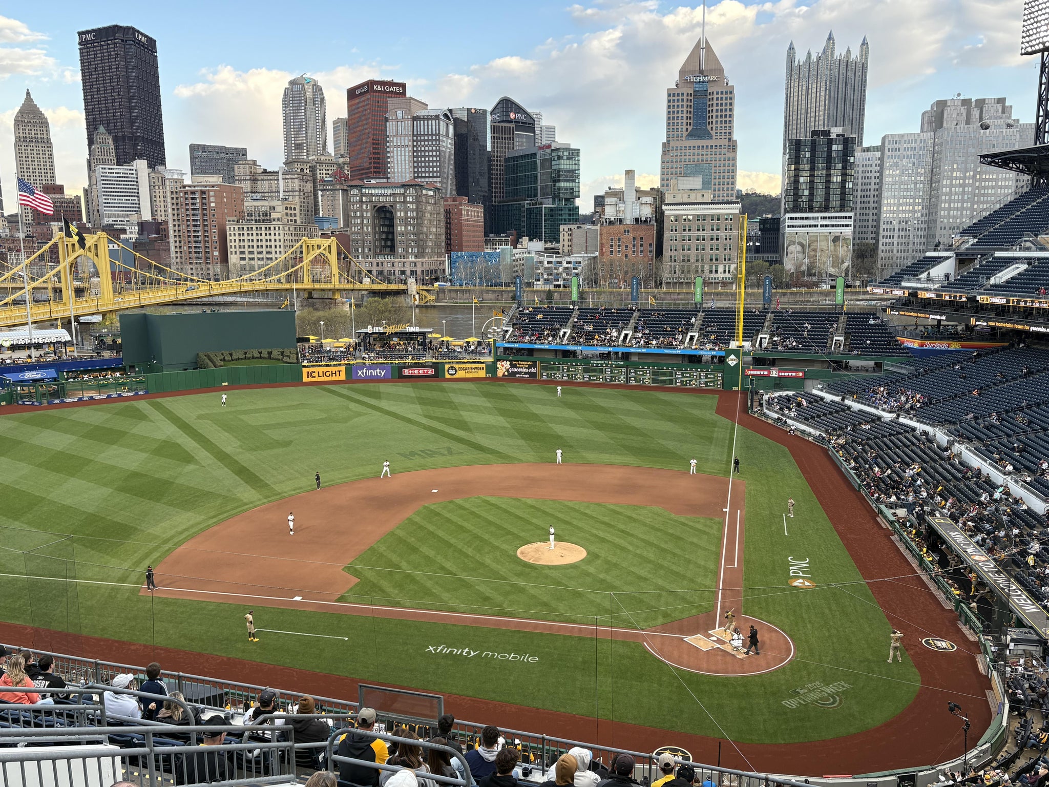 Real Fan View taken from Section 320 at PNC Park by Jerry V