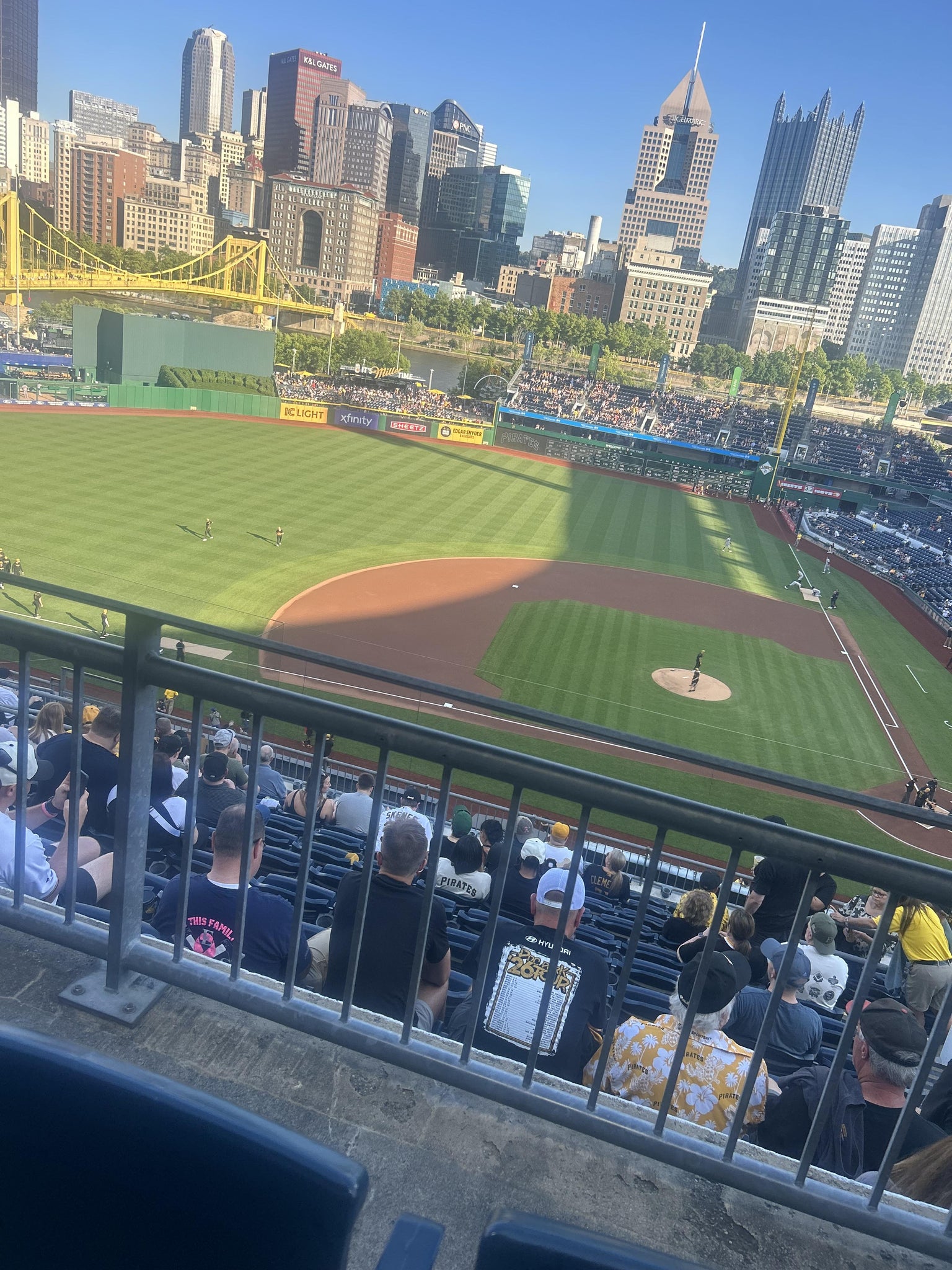 Real Fan View taken from Section 322 at PNC Park by Mitchell J
