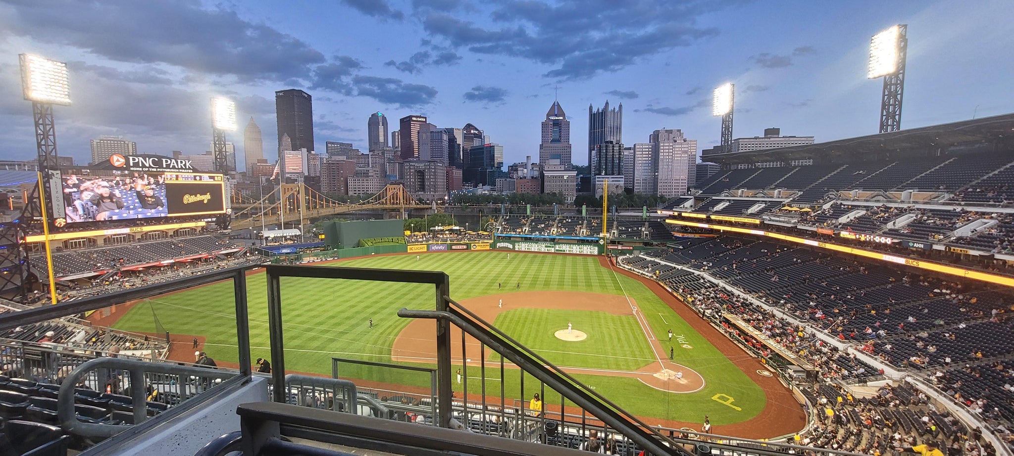 Real Fan View taken from Section 322 at PNC Park by Brian T