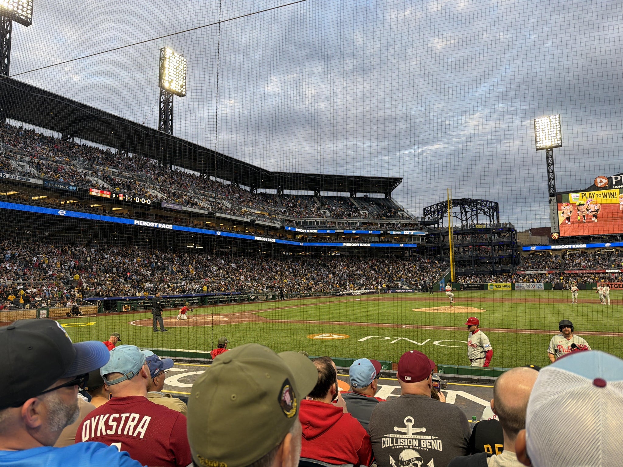 Real Fan View taken from Dugout Box 11 at PNC Park by Dakota S