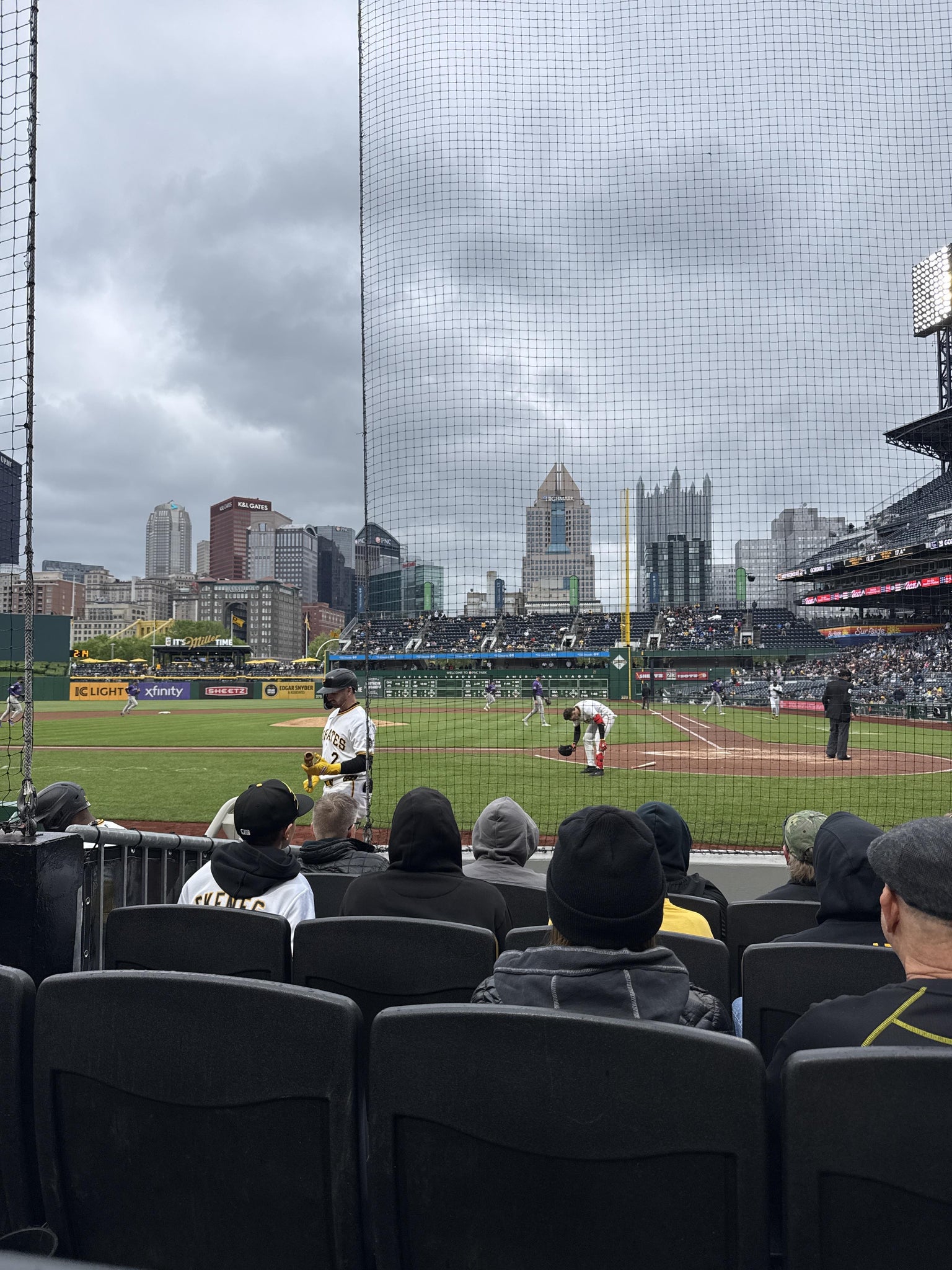 Real Fan View taken from Dugout Box 20 at PNC Park by Anonymous User
