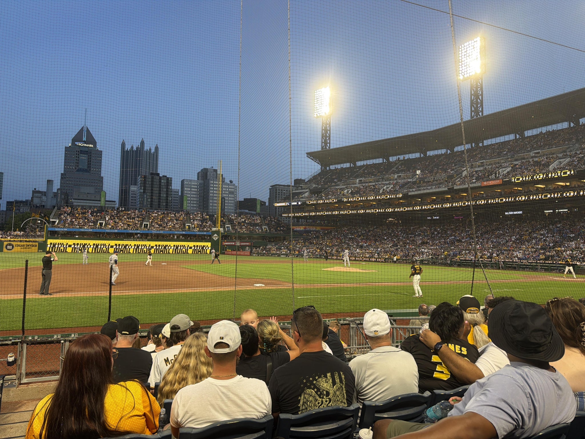 Real Fan View taken from Dugout Box 24 at PNC Park by Donald B