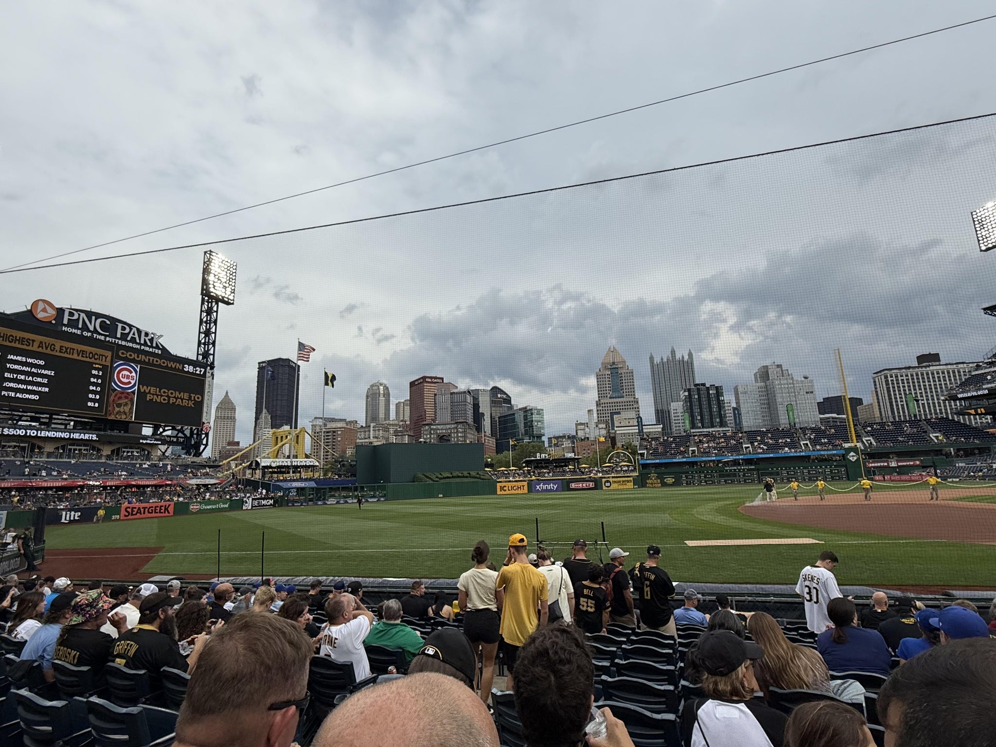 Real Fan View taken from Field Box 26 at PNC Park by Ashley E