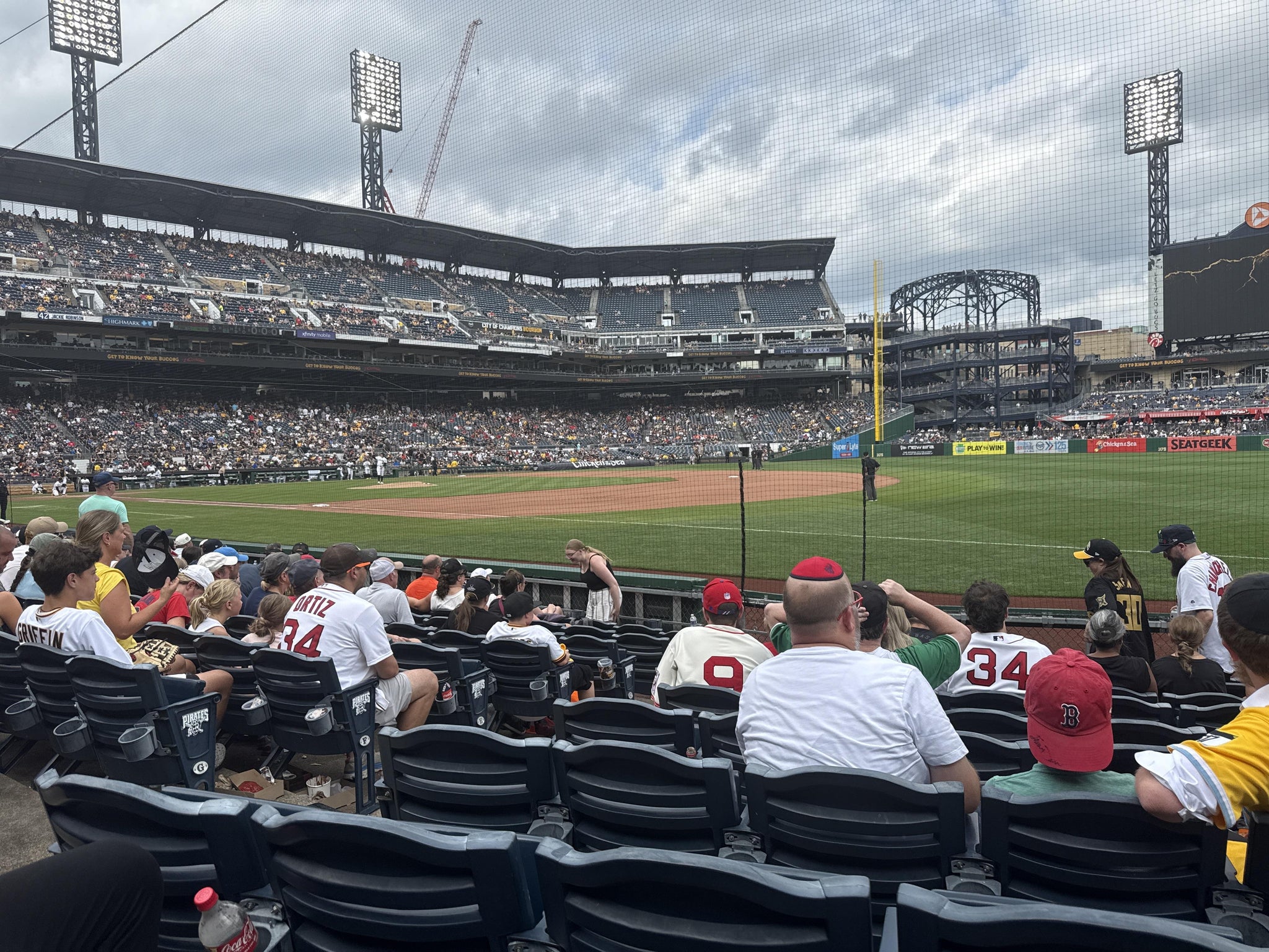 Real Fan View taken from Field Box 5 at PNC Park by Steve C