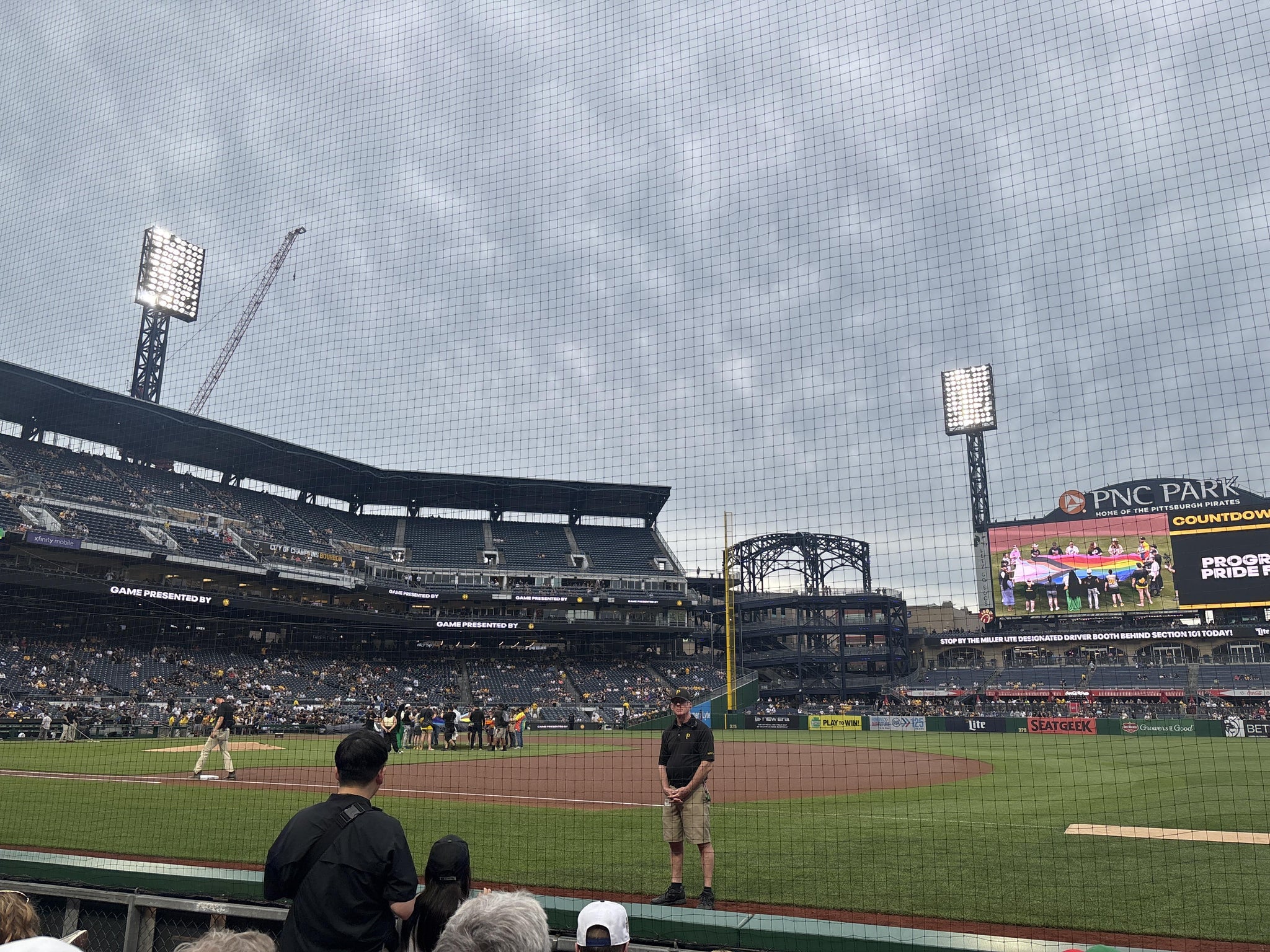 Real Fan View taken from Field Box 8 at PNC Park by Joanne C