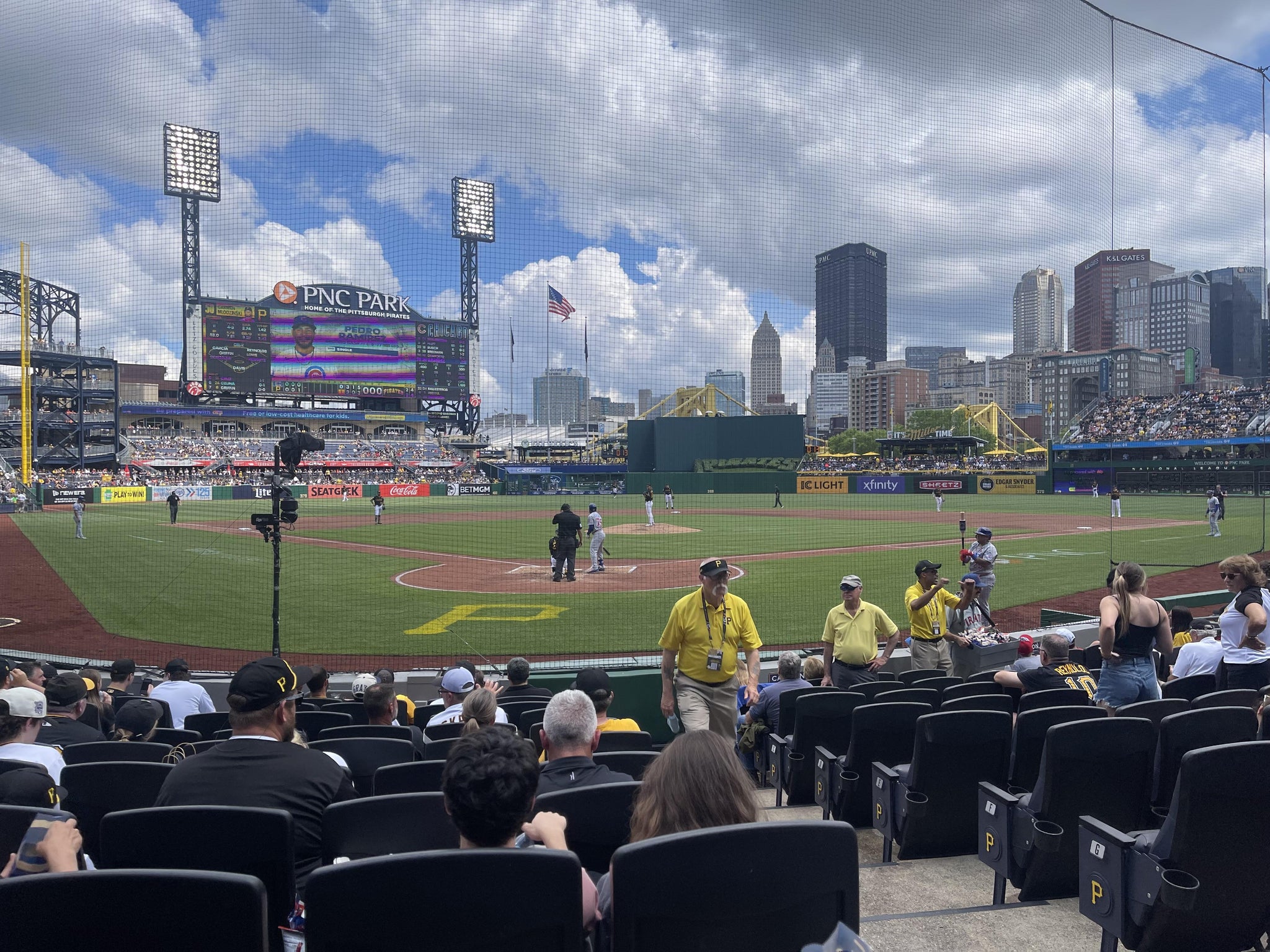Real Fan View taken from Home Plate Club 16 at PNC Park by Charles R
