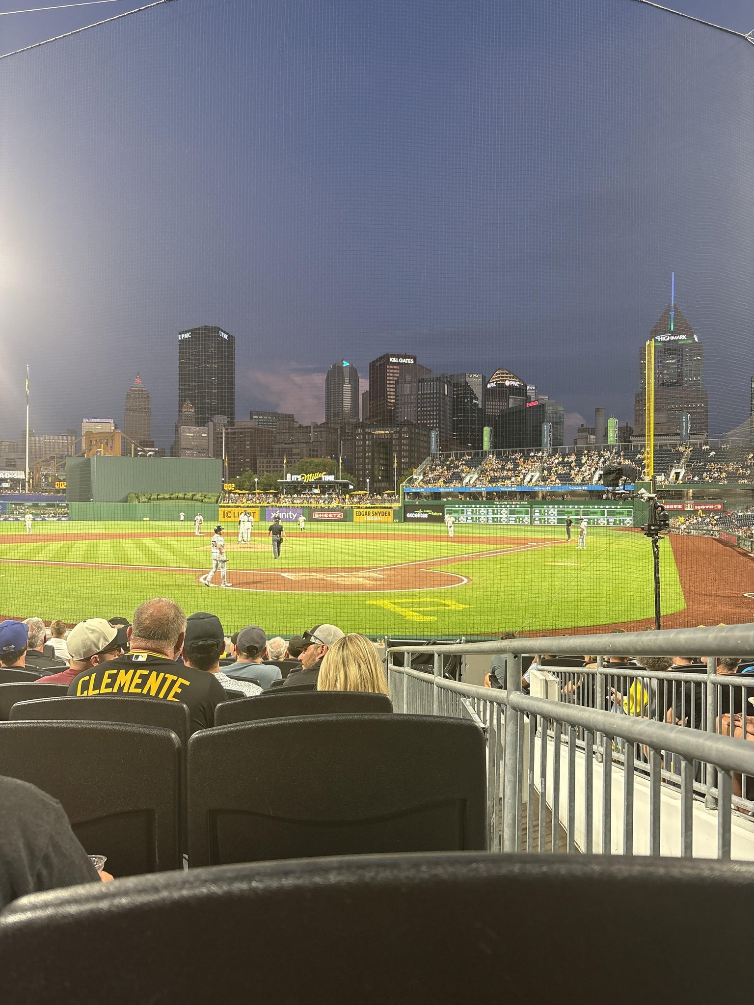 Real Fan View taken from Home Plate Club 18 at PNC Park by Kennedy S