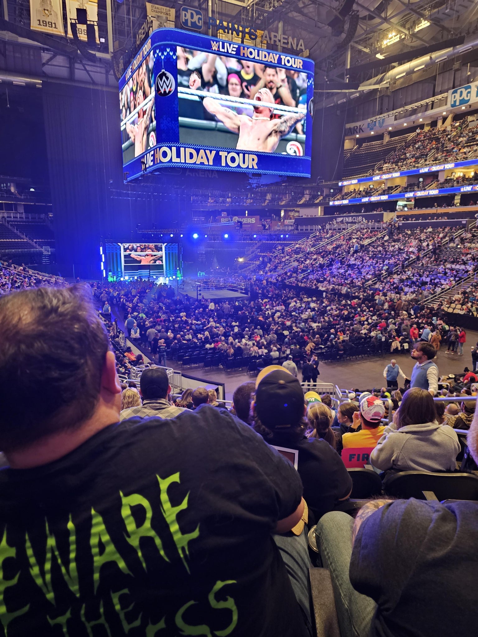 Vue réelle des fans prise de la Section 109 au site PPG Paints Arena par Lucas P