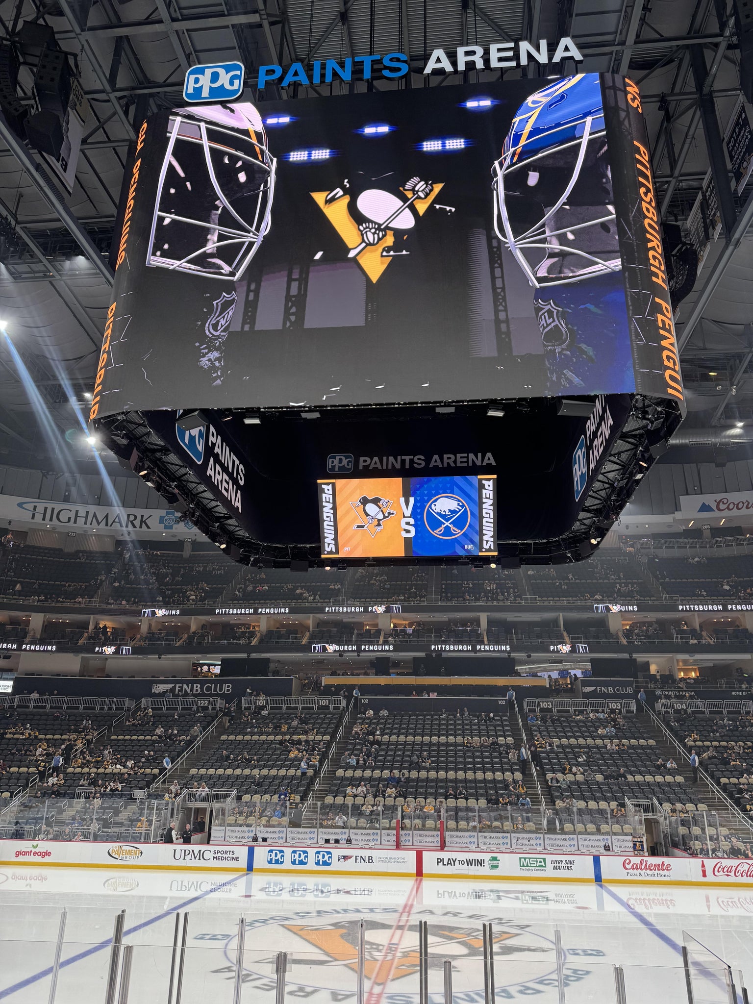 Real Fan View taken from Section 112 at PPG Paints Arena by Anonymous User