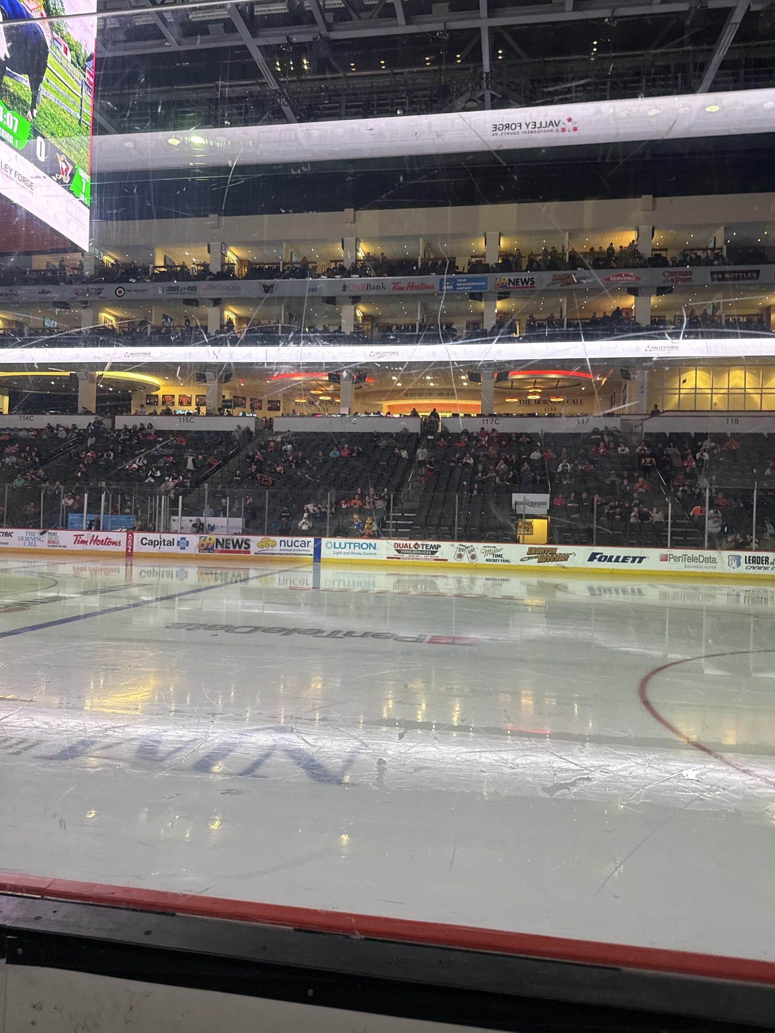 Real Fan View taken from Section 103 at PPL Center by Jared G