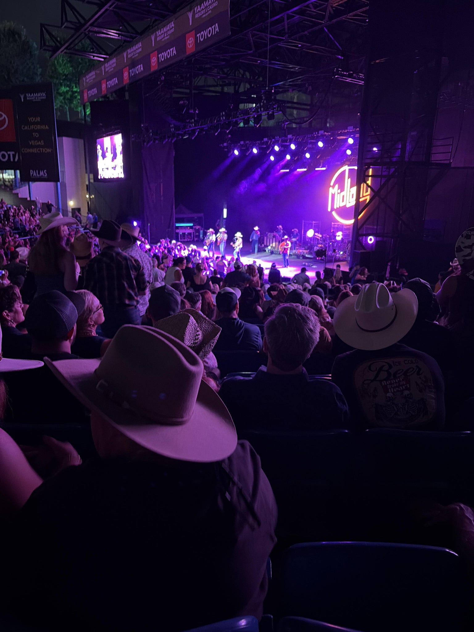 Real Fan View taken from Section 1 at Pacific Amphitheatre by Jaqueline V