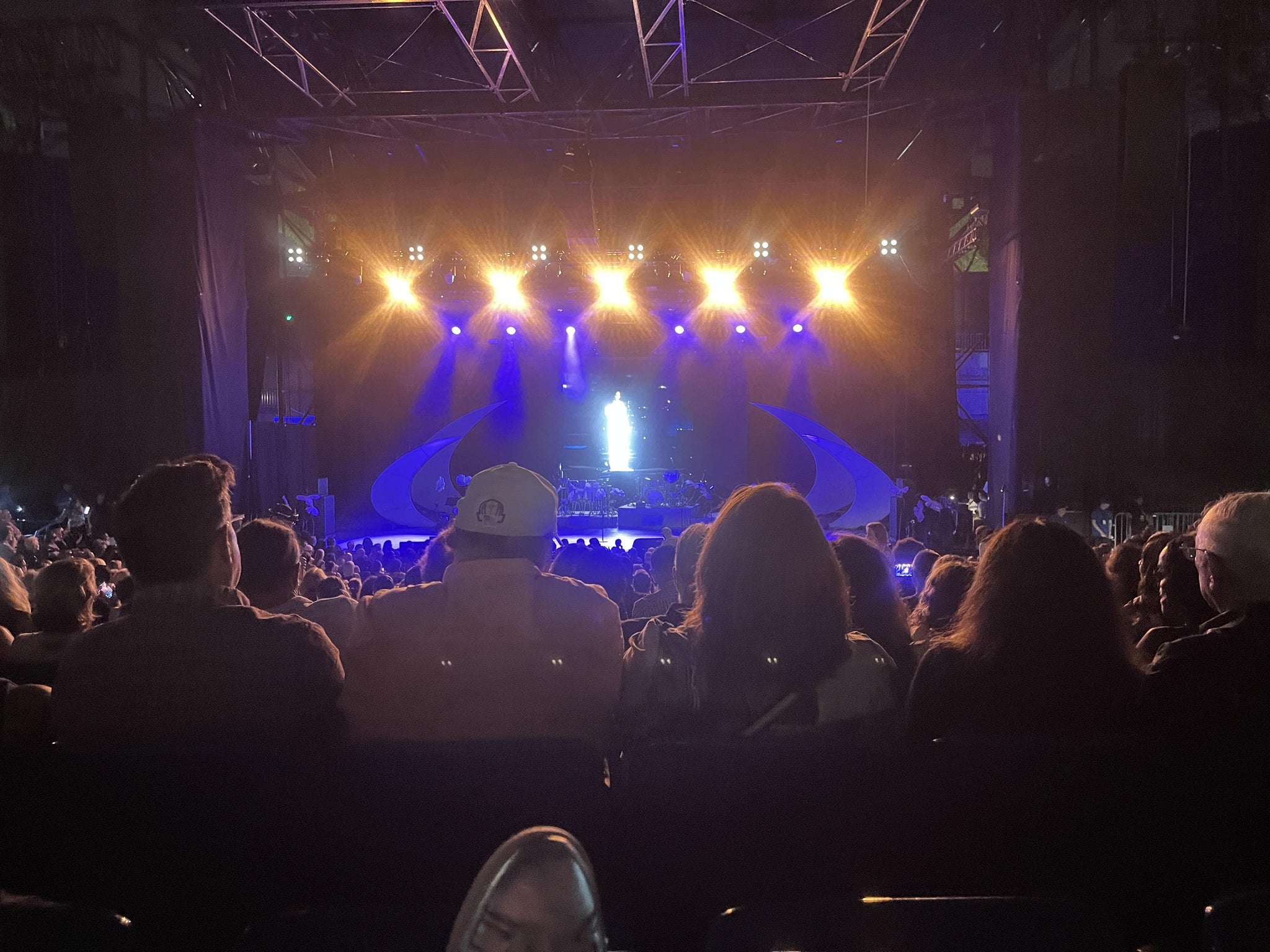 Real Fan View taken from Section 2 at Pacific Amphitheatre by Janet P