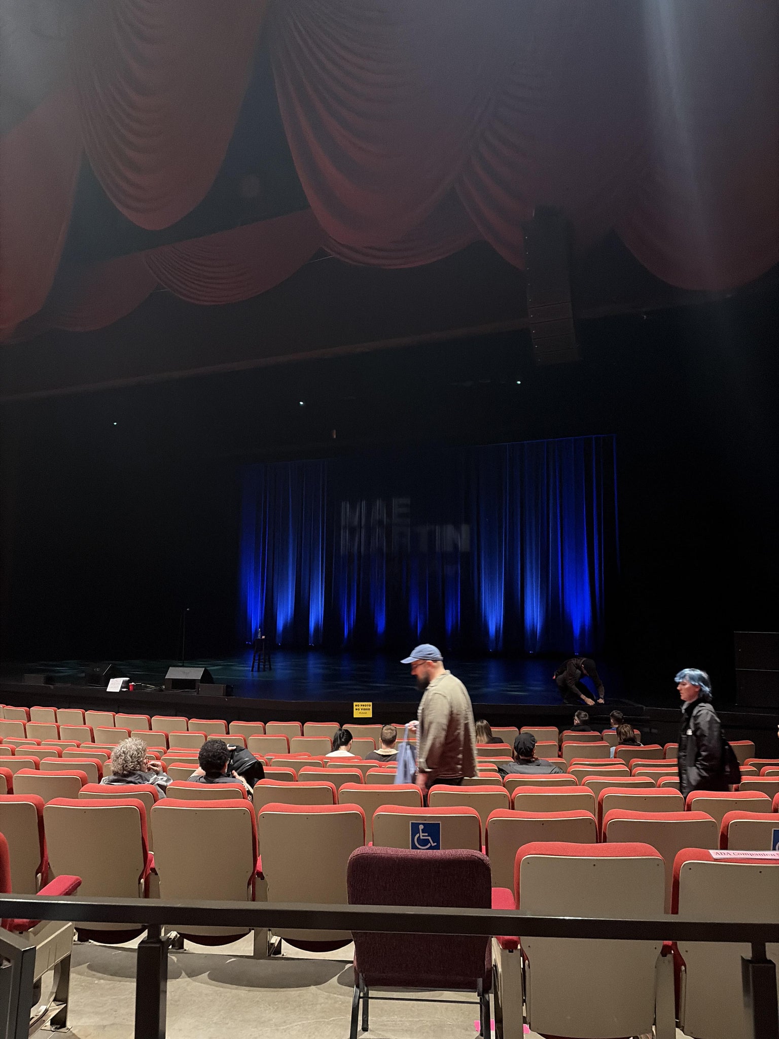 Real Fan View taken from Section 2 at Palace of Fine Arts Theatre by Cindy N