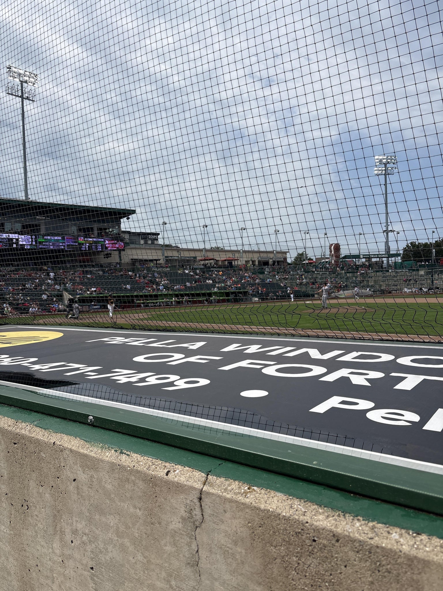 Real Fan View taken from Section 103 at Parkview Field by Anna C