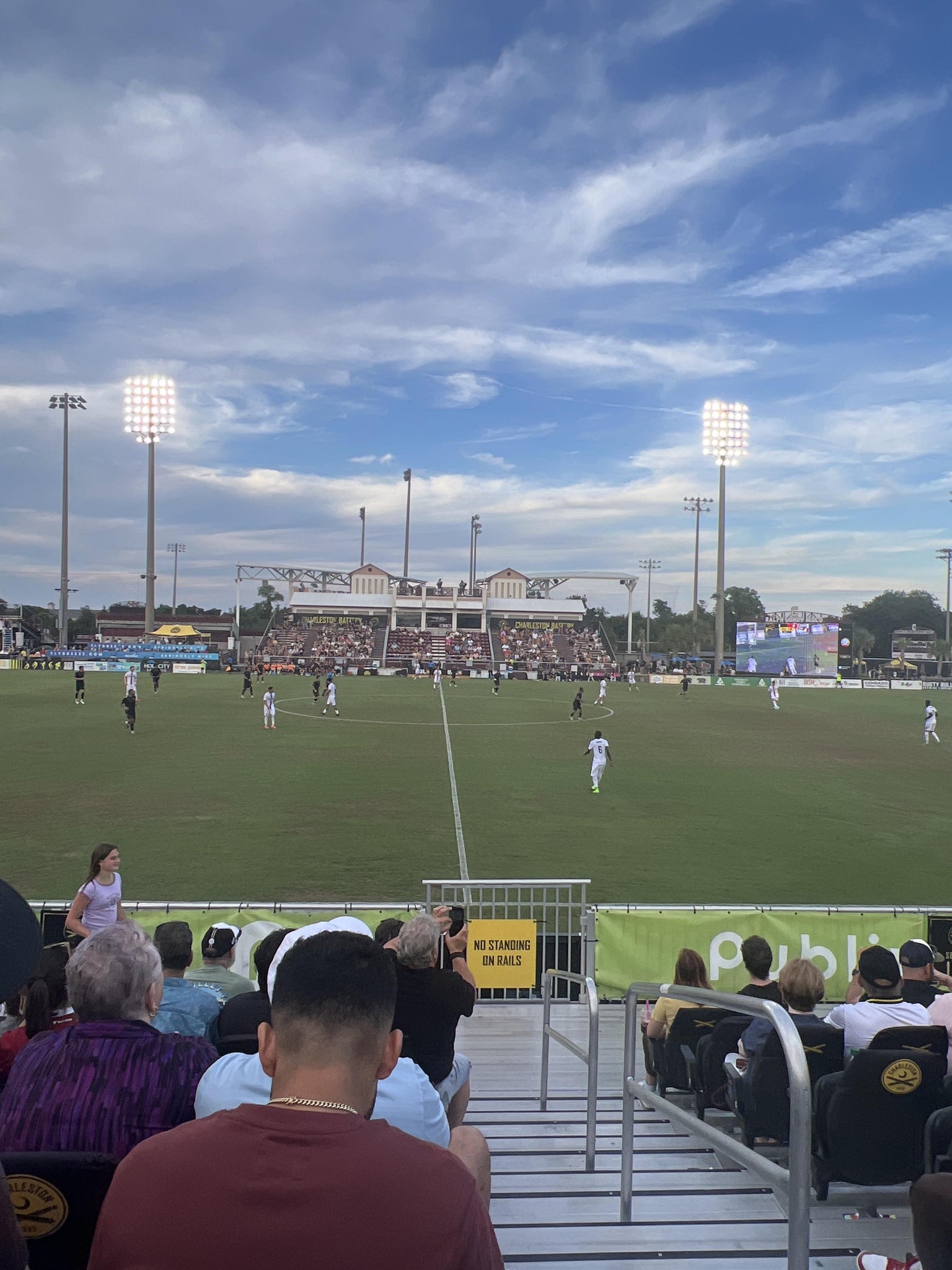 Real Fan View taken from Section 105 at Patriots Point Athletics Complex by Greg F