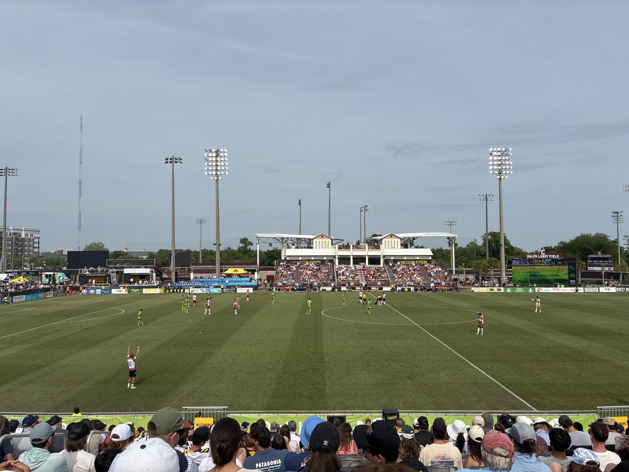 Real Fan View taken from Section 106 at Patriots Point Athletics Complex by Lindsay P