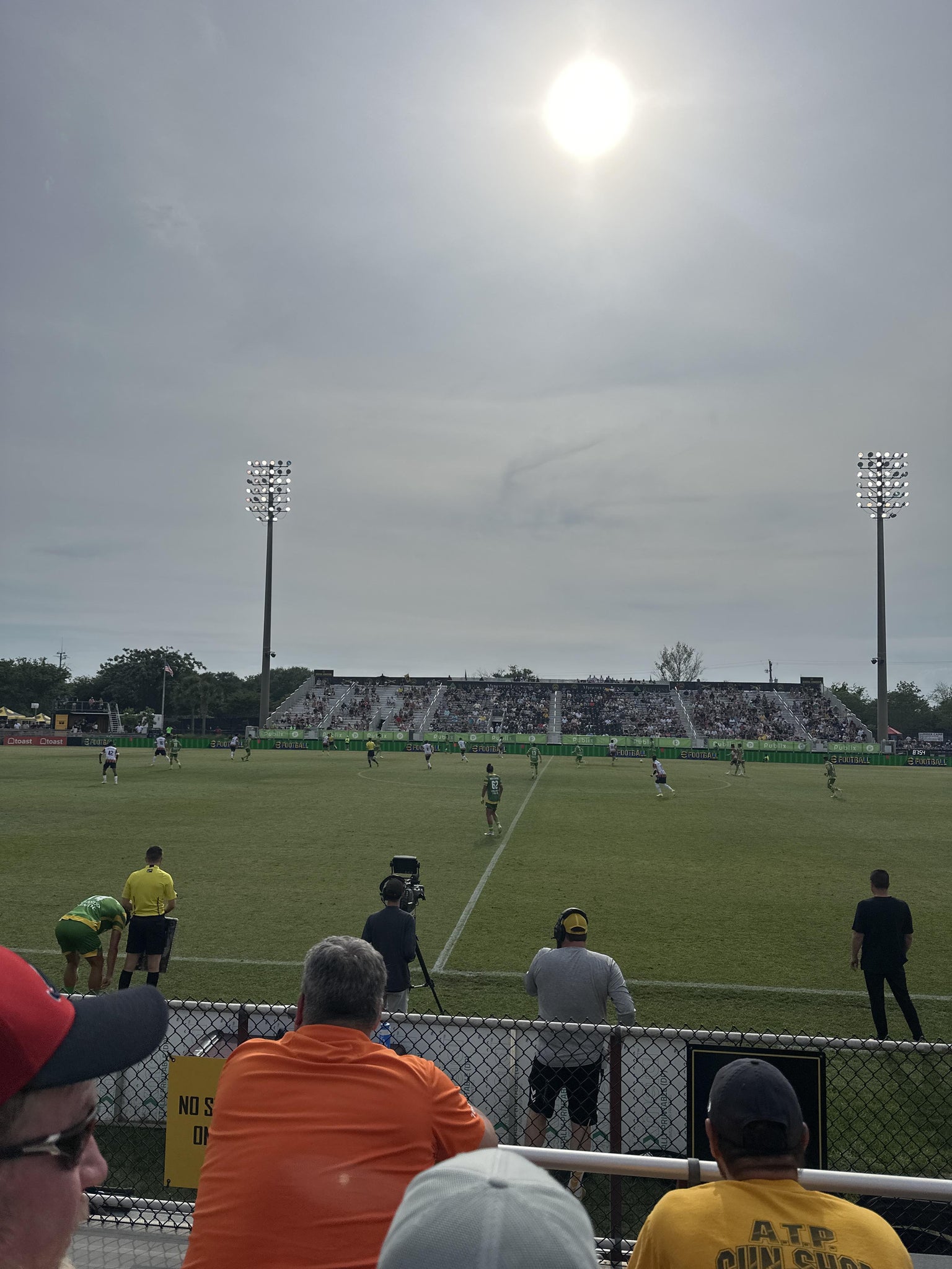 Real Fan View taken from Section 112 at Patriots Point Athletics Complex by Julissa A