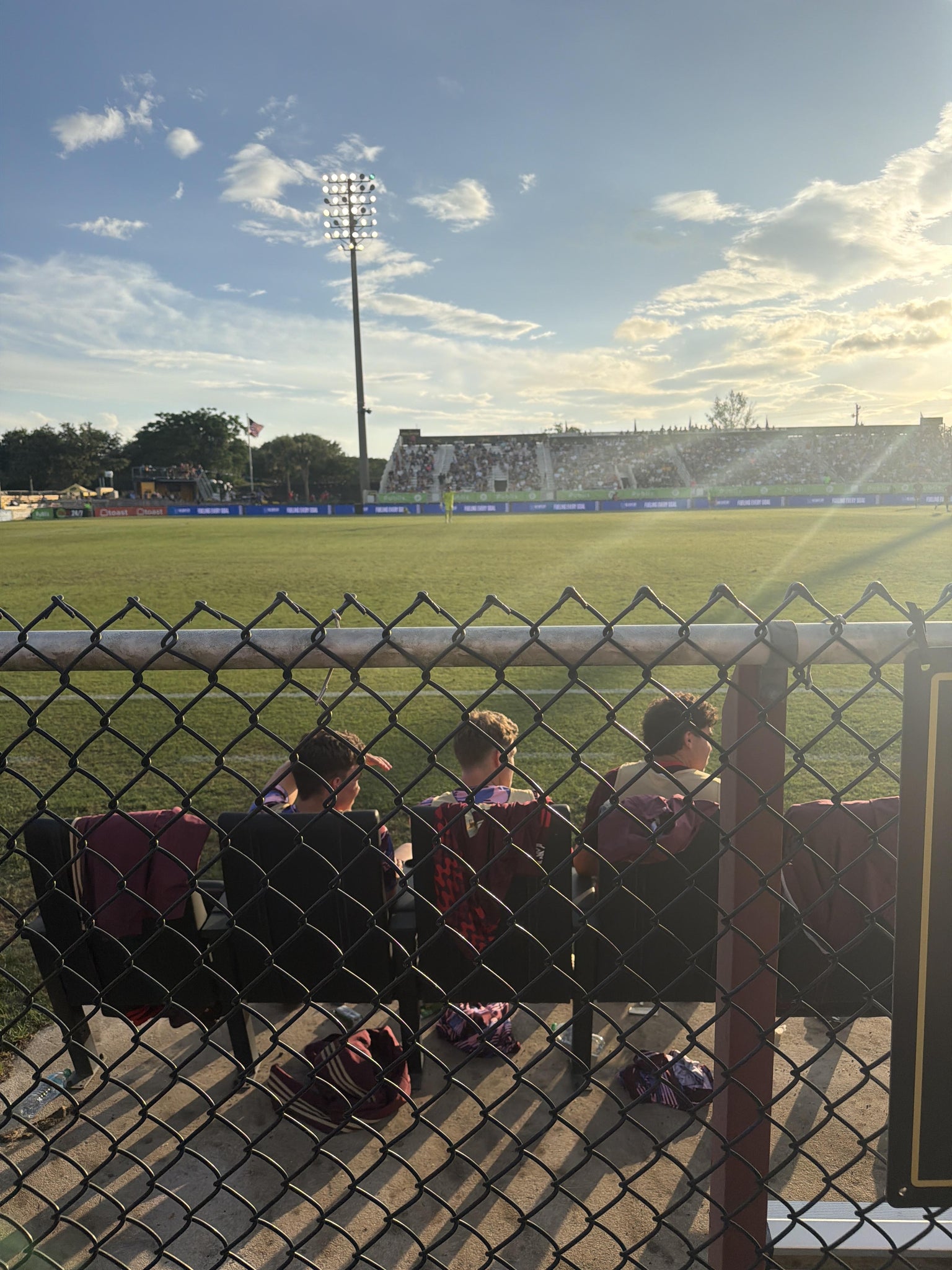 Real Fan View taken from Section 115 at Patriots Point Athletics Complex by Bradley  T