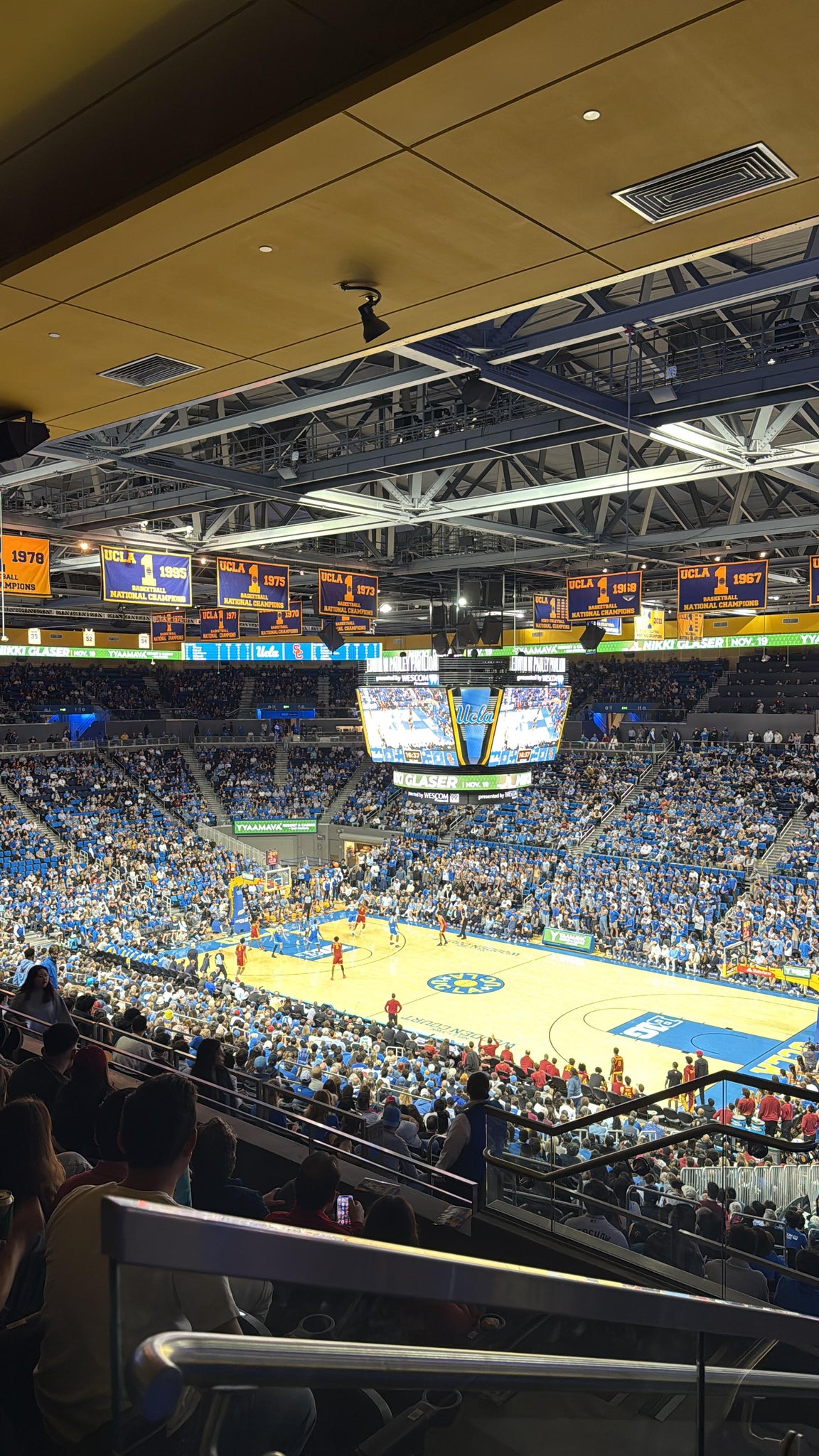 Real Fan View taken from Section 225 at Pauley Pavilion by Sofia S