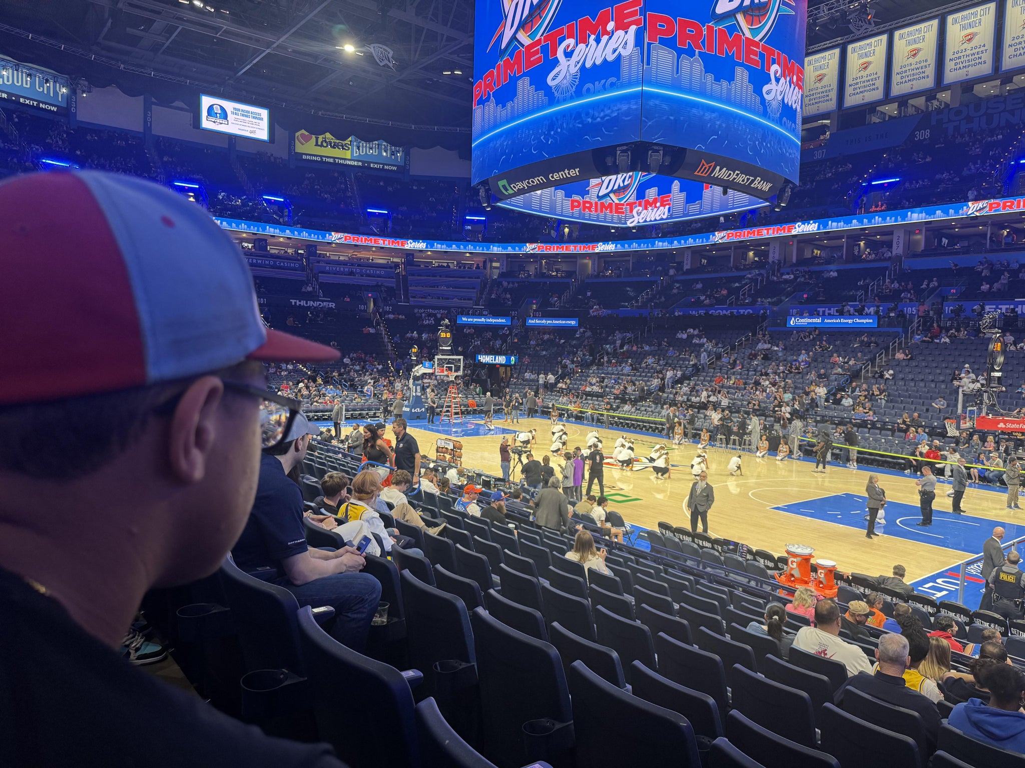 Real Fan View taken from Section 114 at Paycom Center by Quinnton N