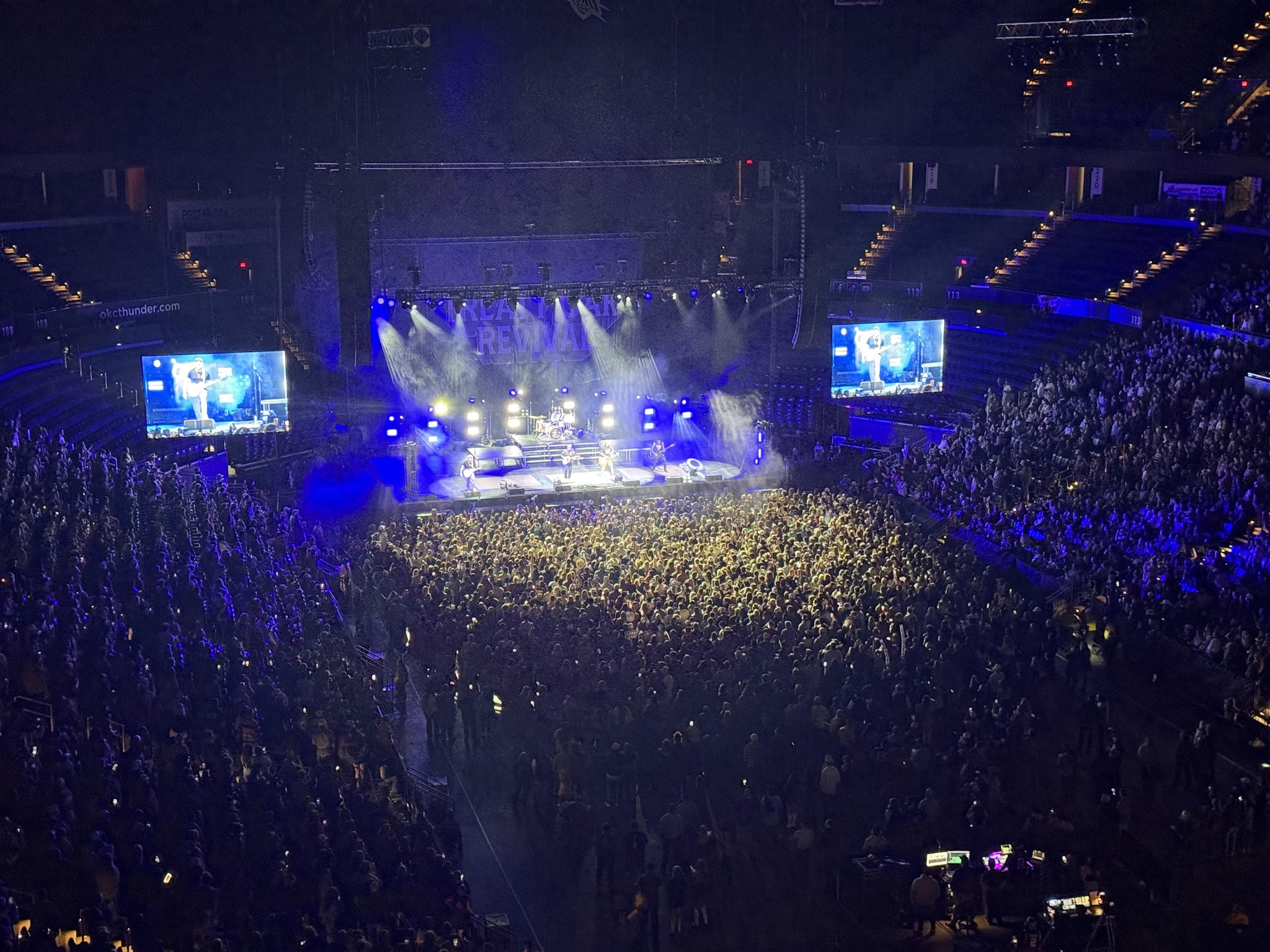 Real Fan View taken from Section 303 at Paycom Center by Austin H