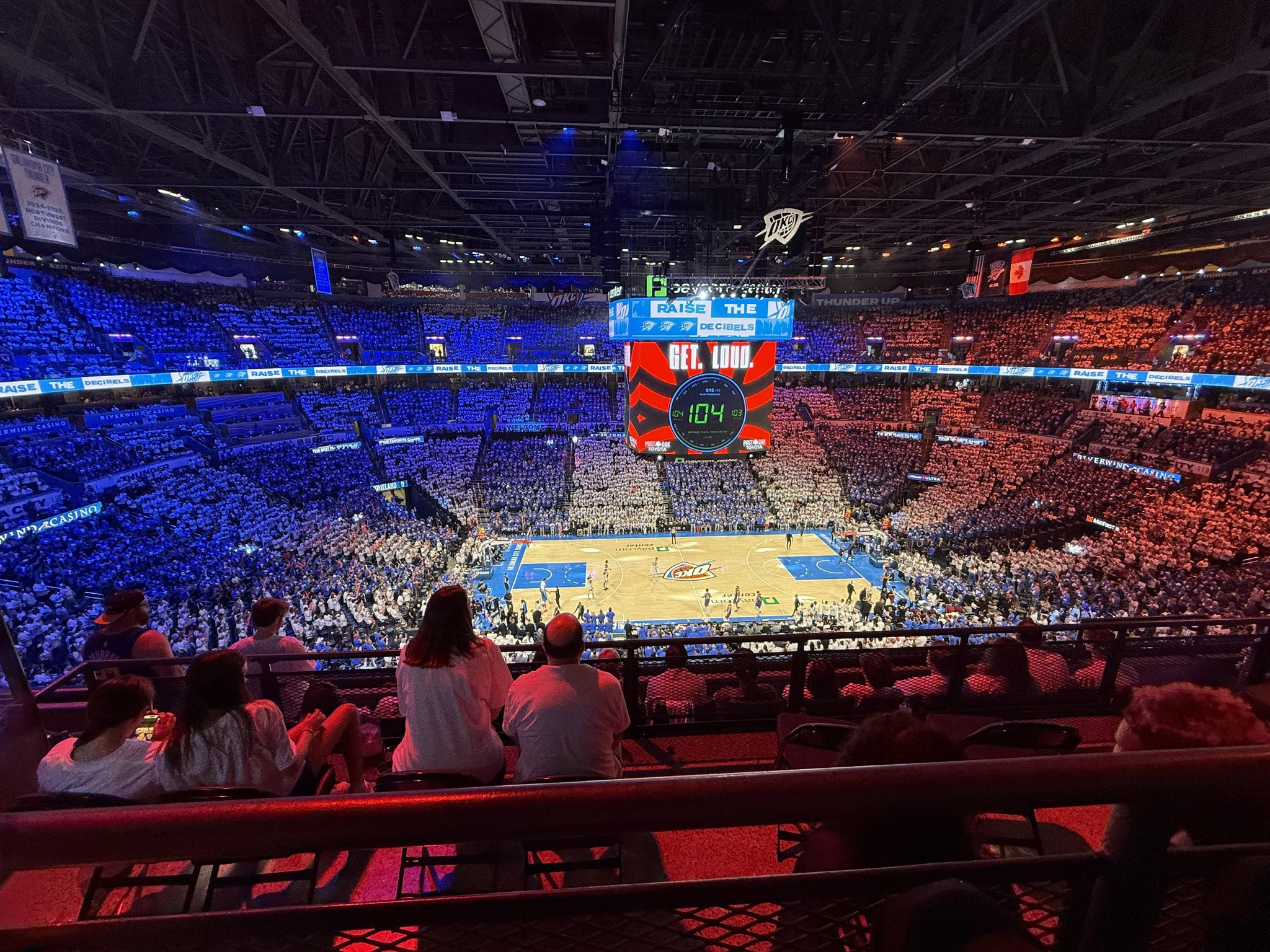 Real Fan View taken from Section 324 at Paycom Center by Thomas P