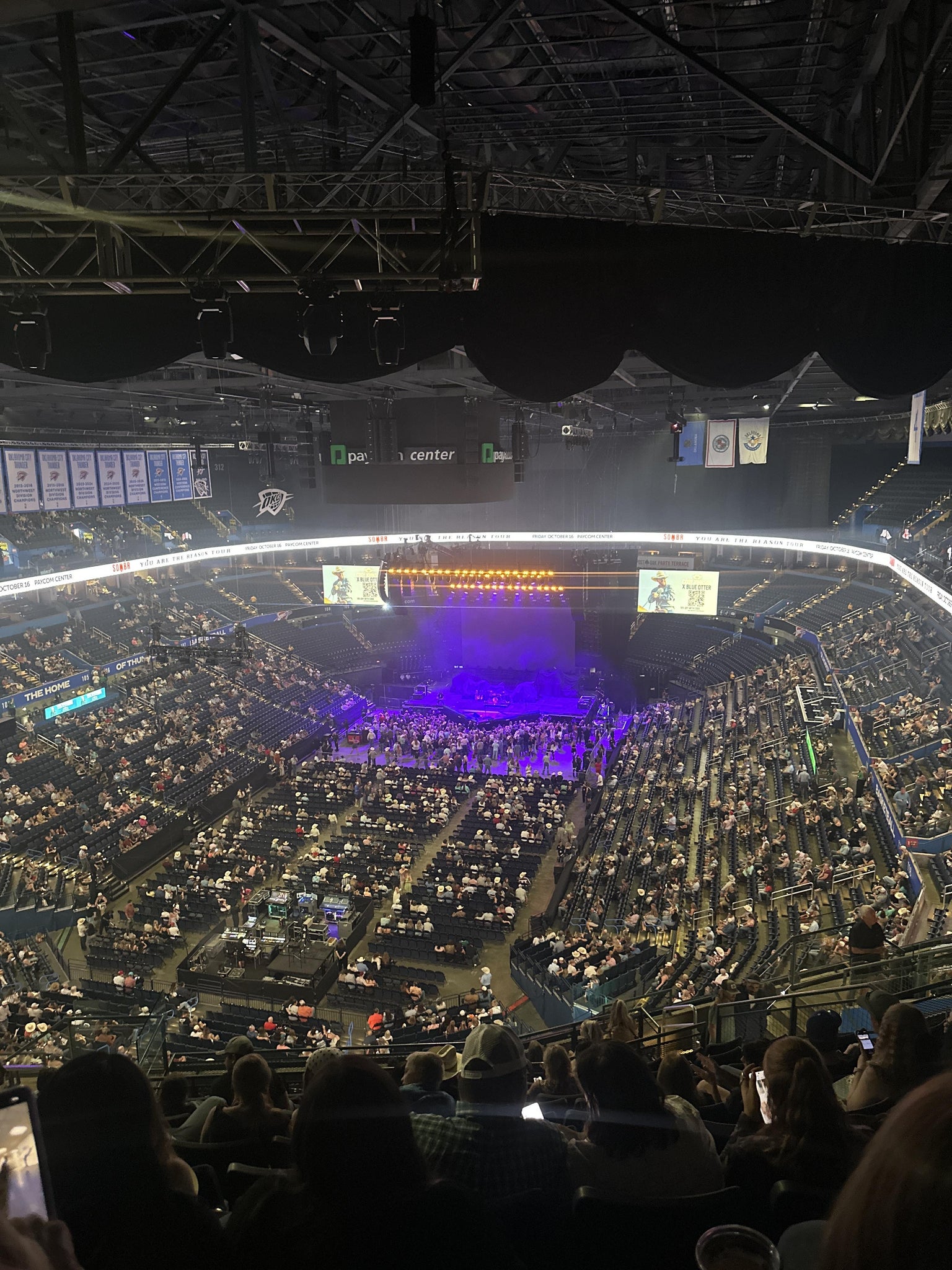 Real Fan View taken from Section 329 at Paycom Center by Amanda P