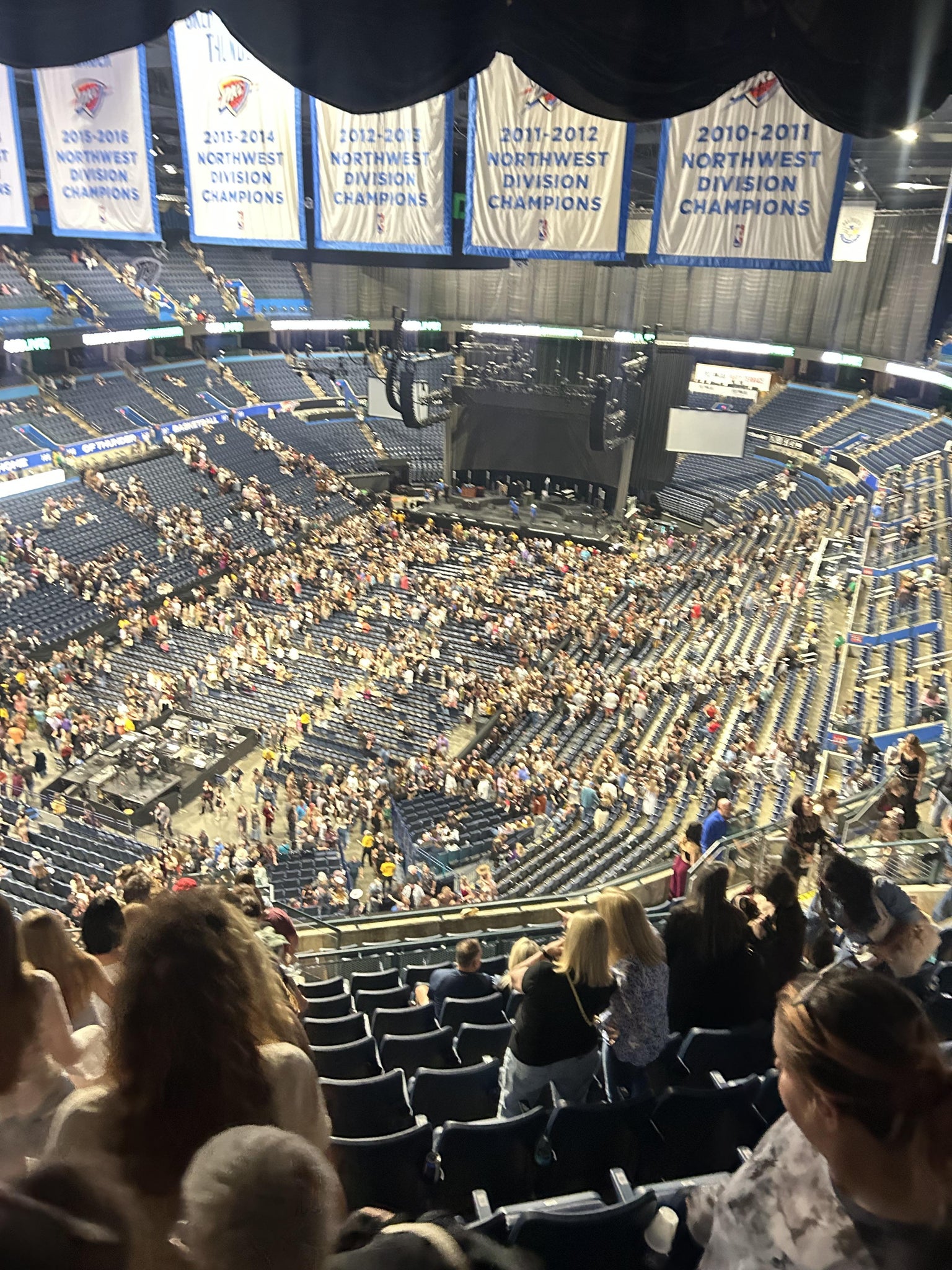 Real Fan View taken from Section 329 at Paycom Center by Jaleesa A