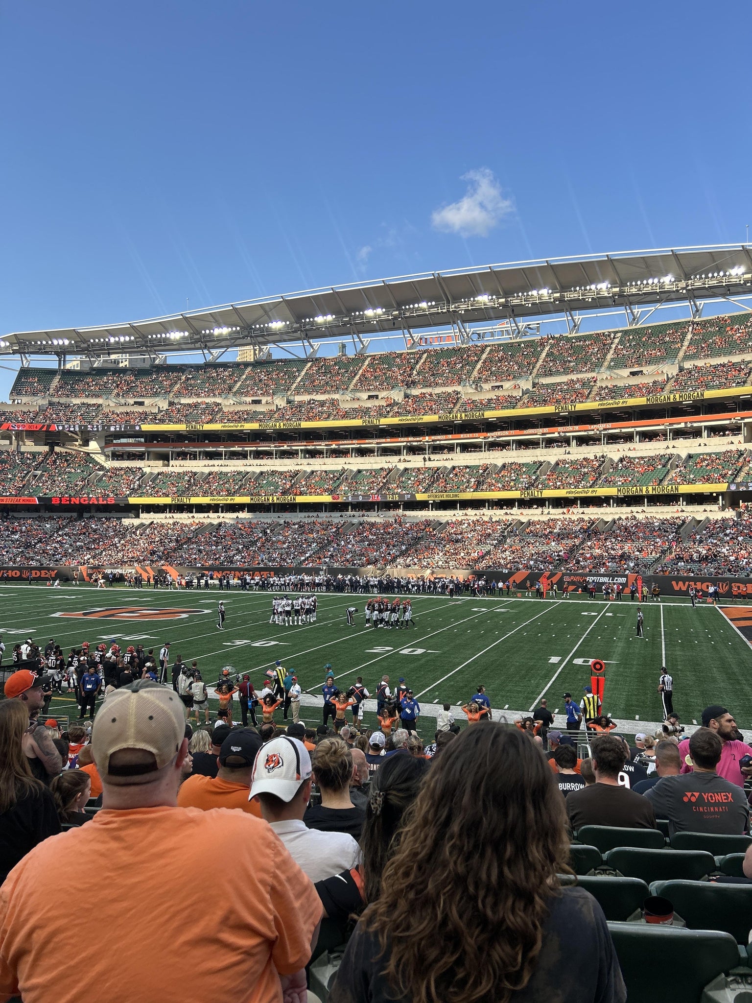 Real Fan View taken from Section 106 at Paycor Stadium by Sierra M