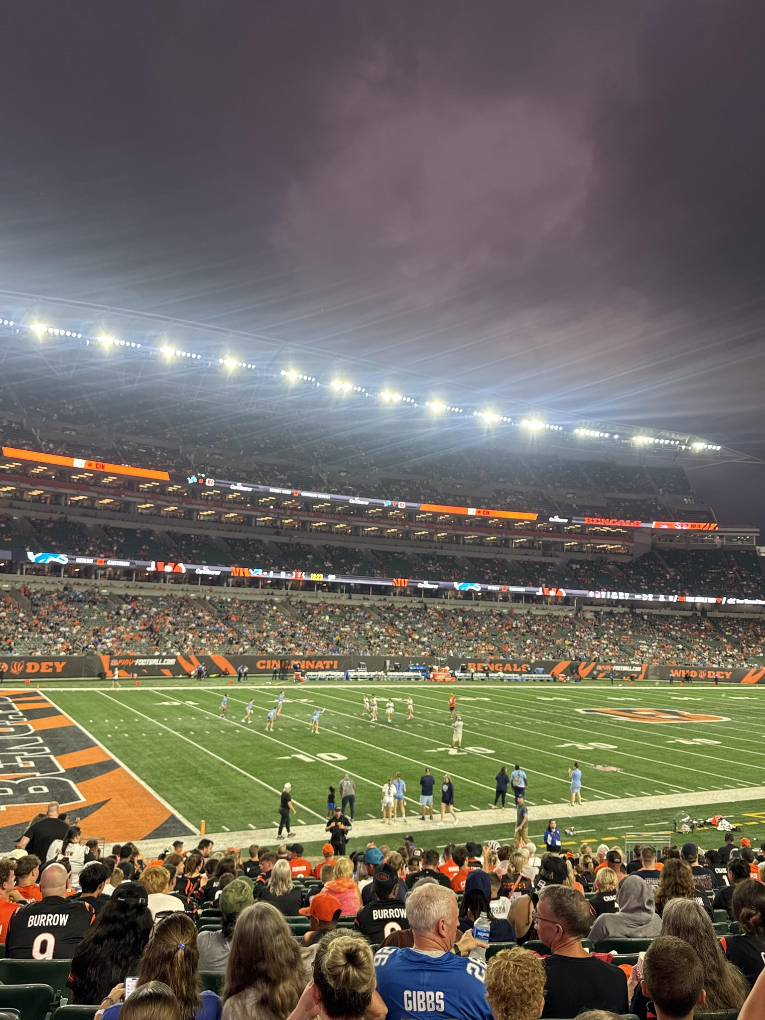 Real Fan View taken from Section 116 at Paycor Stadium by Jose V