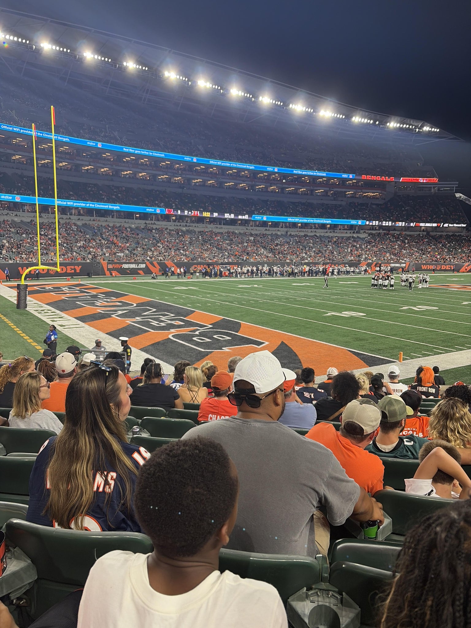 Real Fan View taken from Section 119 at Paycor Stadium by Olivia S