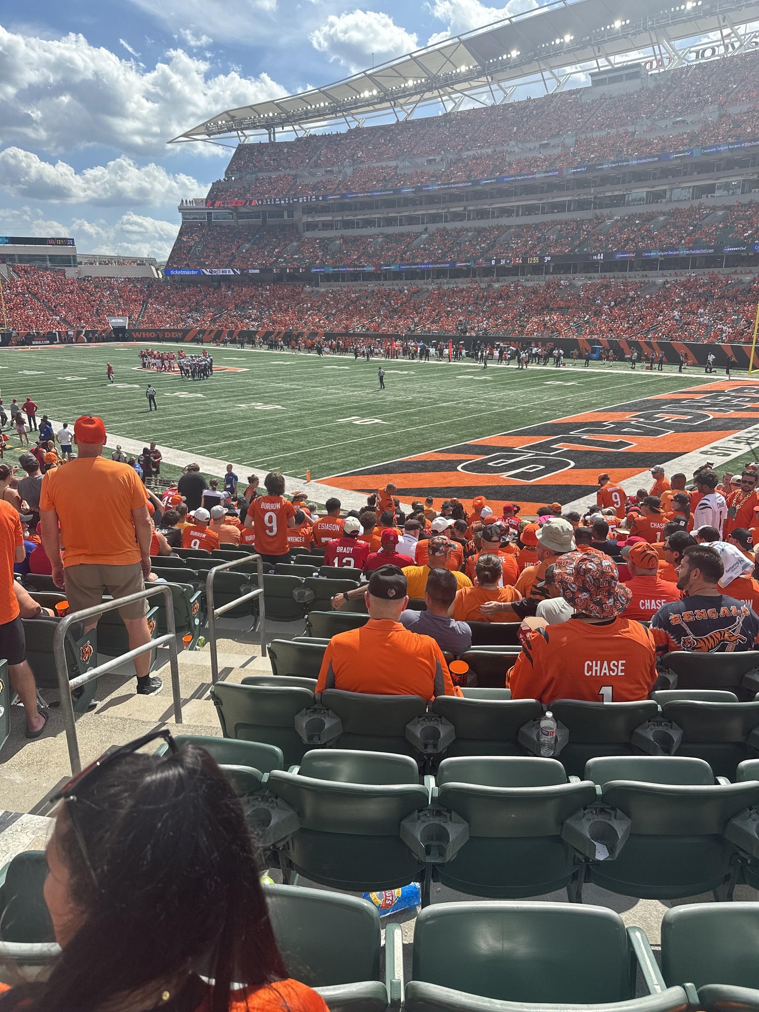 Real Fan View taken from Section 131 at Paycor Stadium by Hans J