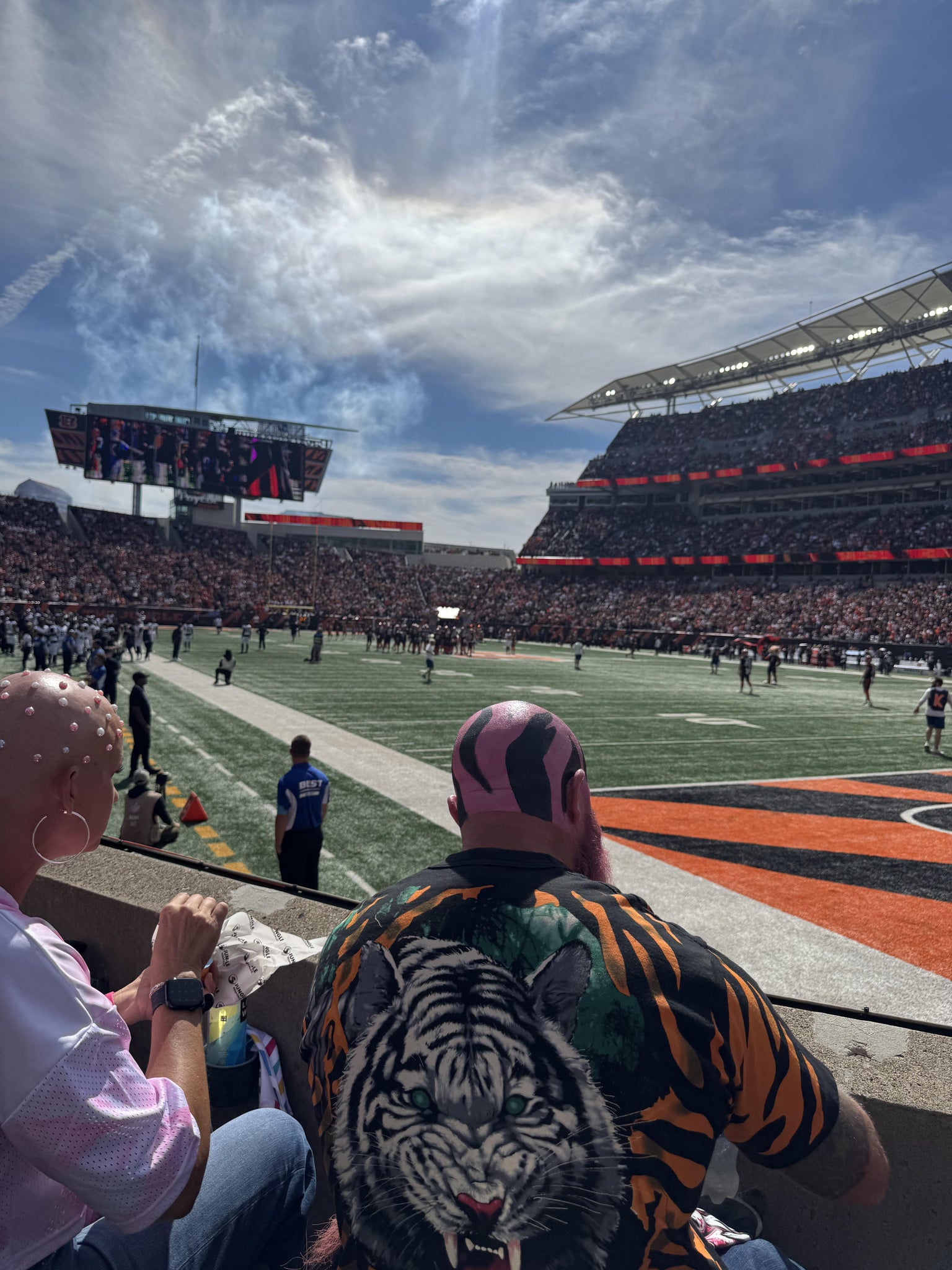 Real Fan View taken from Section 132 at Paycor Stadium by Jordan C