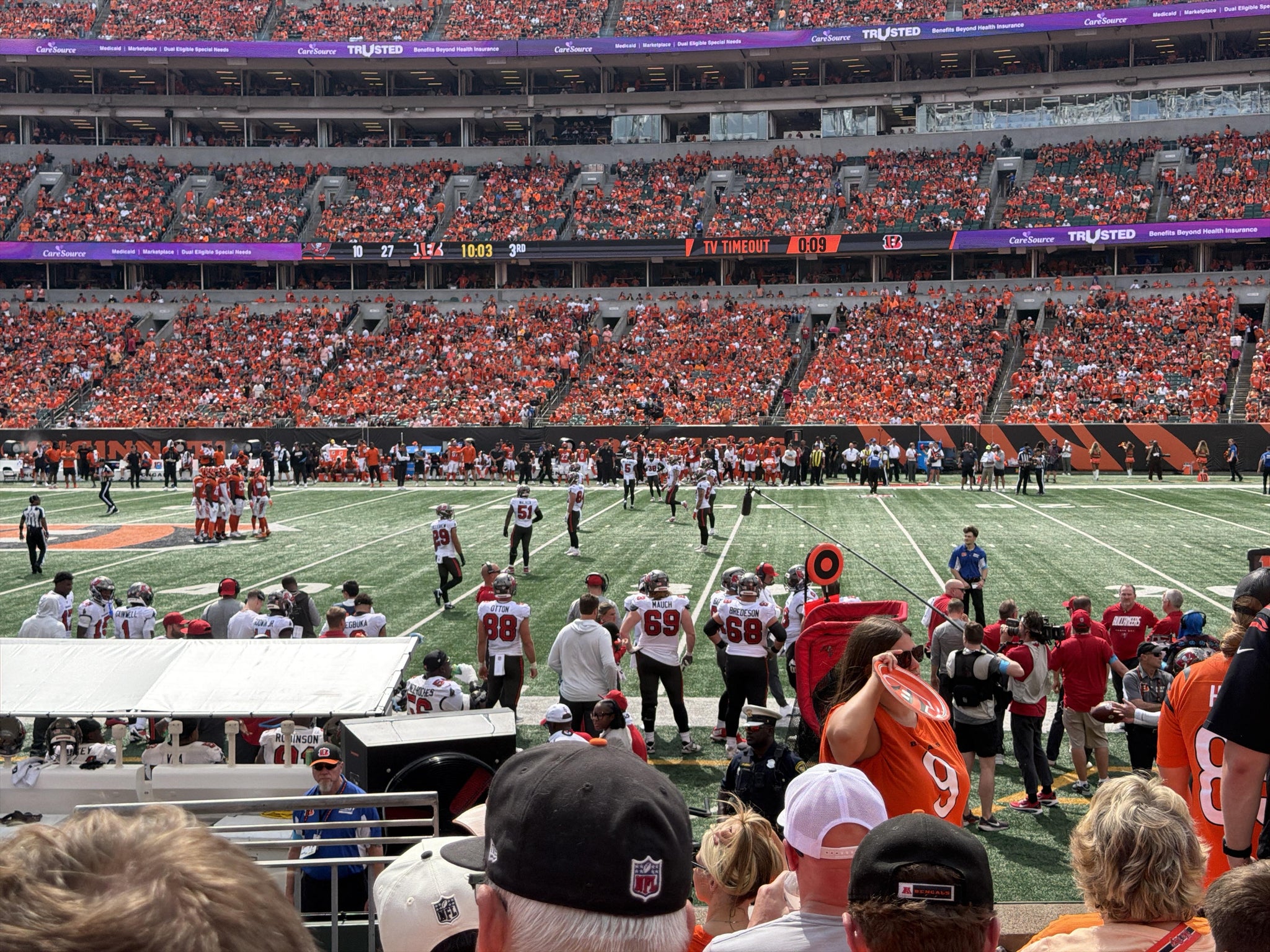 Real Fan View taken from Section 138 at Paycor Stadium by Kevin S
