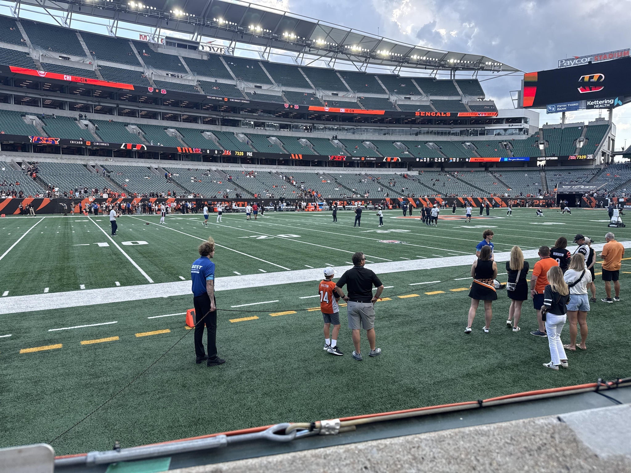 Real Fan View taken from Section 144 at Paycor Stadium by Daniel C