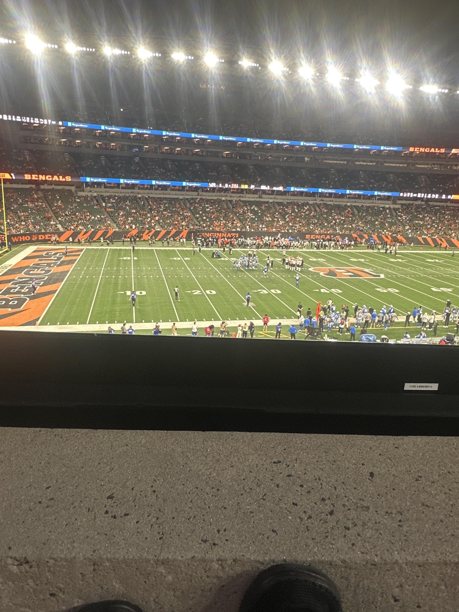 Real Fan View taken from Section 244 at Paycor Stadium by Amber C