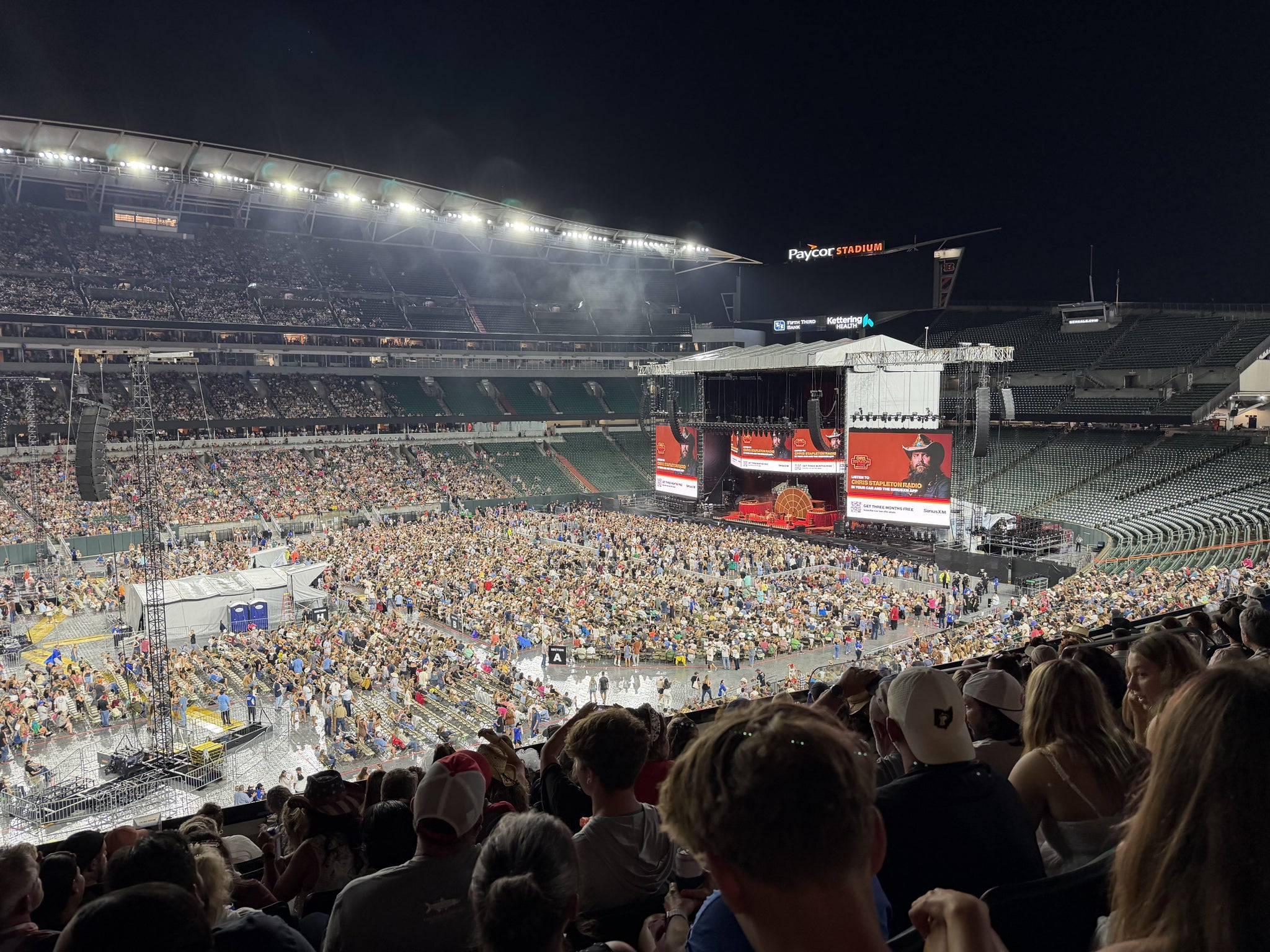 Real Fan View taken from Section 244 at Paycor Stadium by Todd S