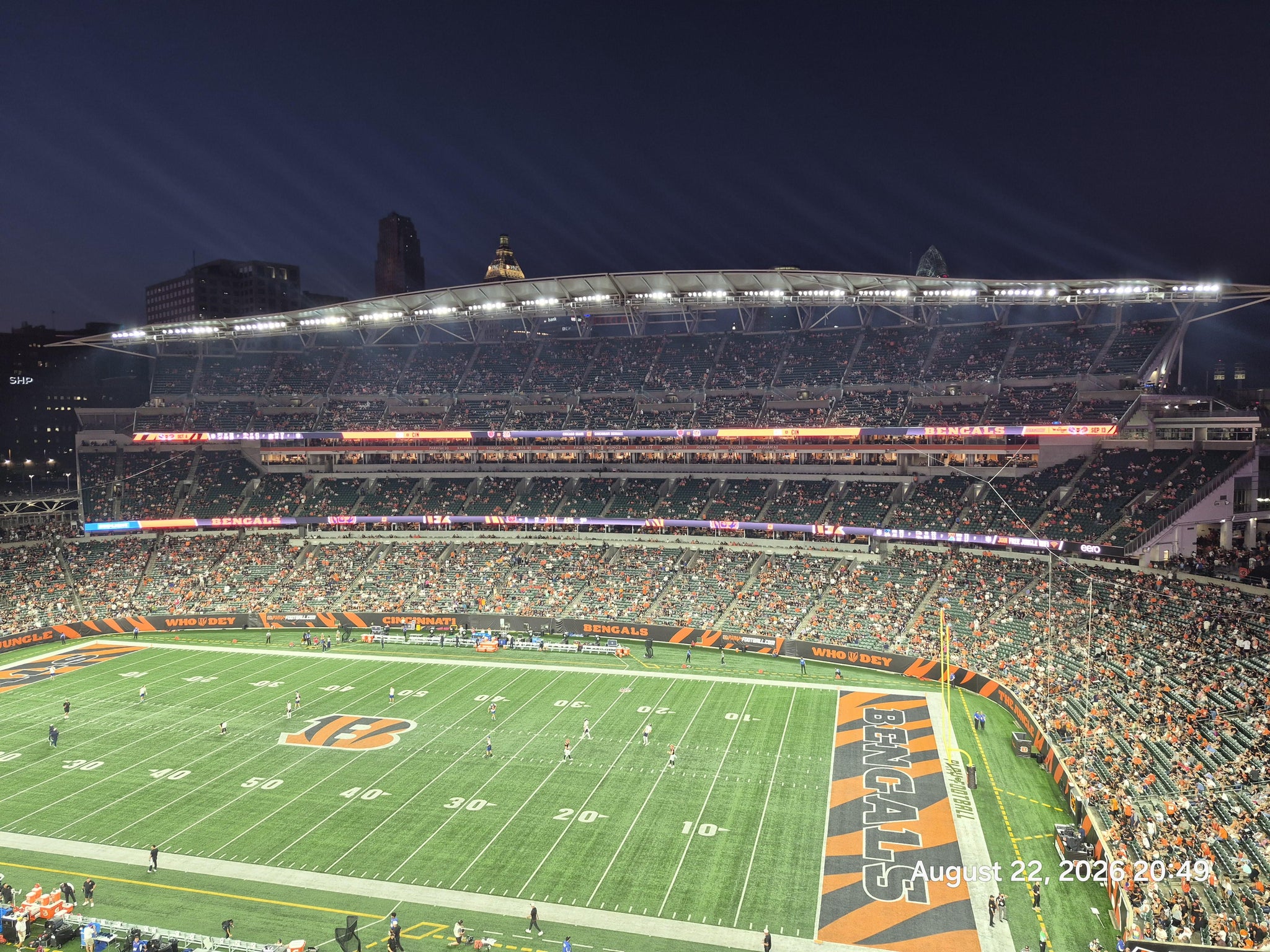 Real Fan View taken from Section 305 at Paycor Stadium by Sudarshan M