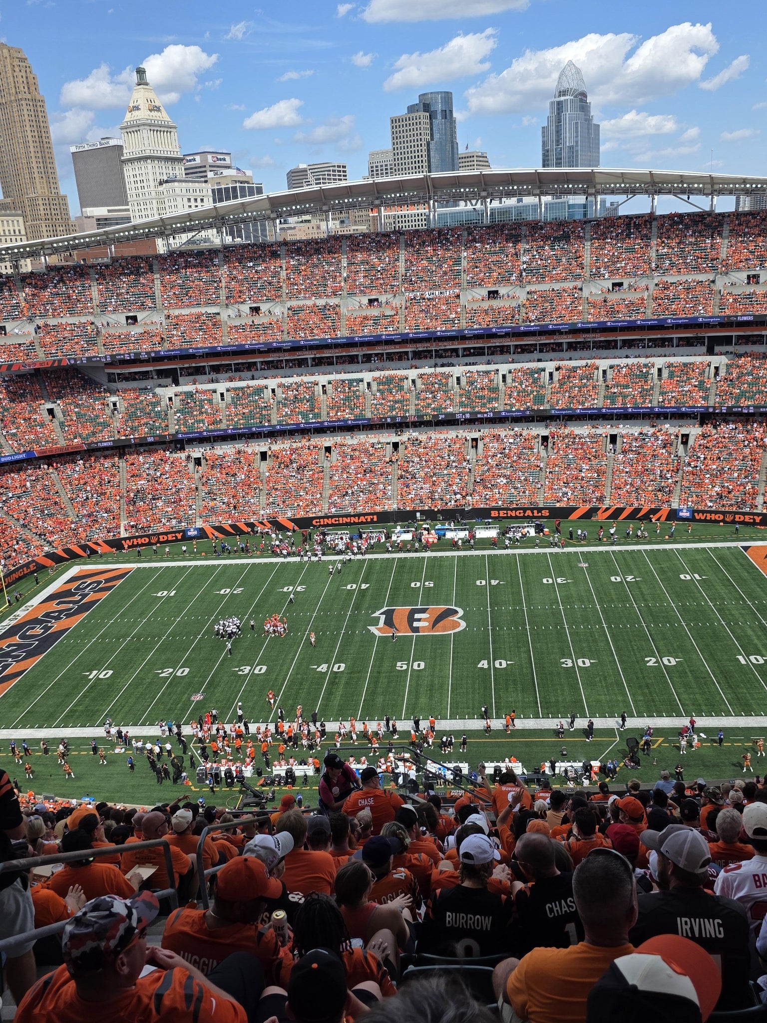 Real Fan View taken from Section 309 at Paycor Stadium by Jamey K