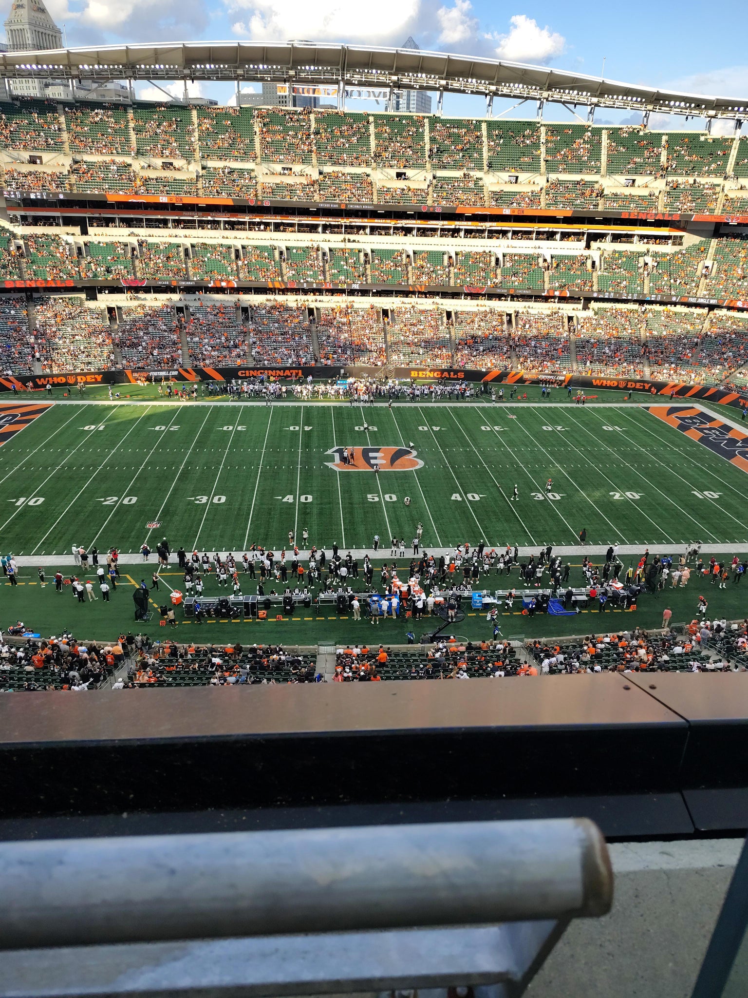 Real Fan View taken from Section 310 at Paycor Stadium by Myron E