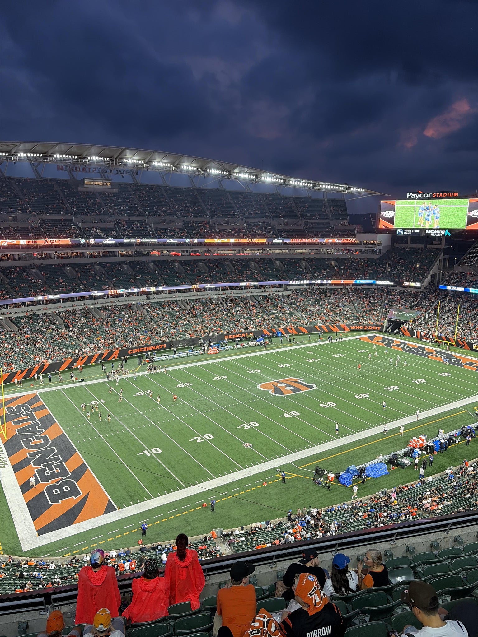 Real Fan View taken from Section 345 at Paycor Stadium by Staci S