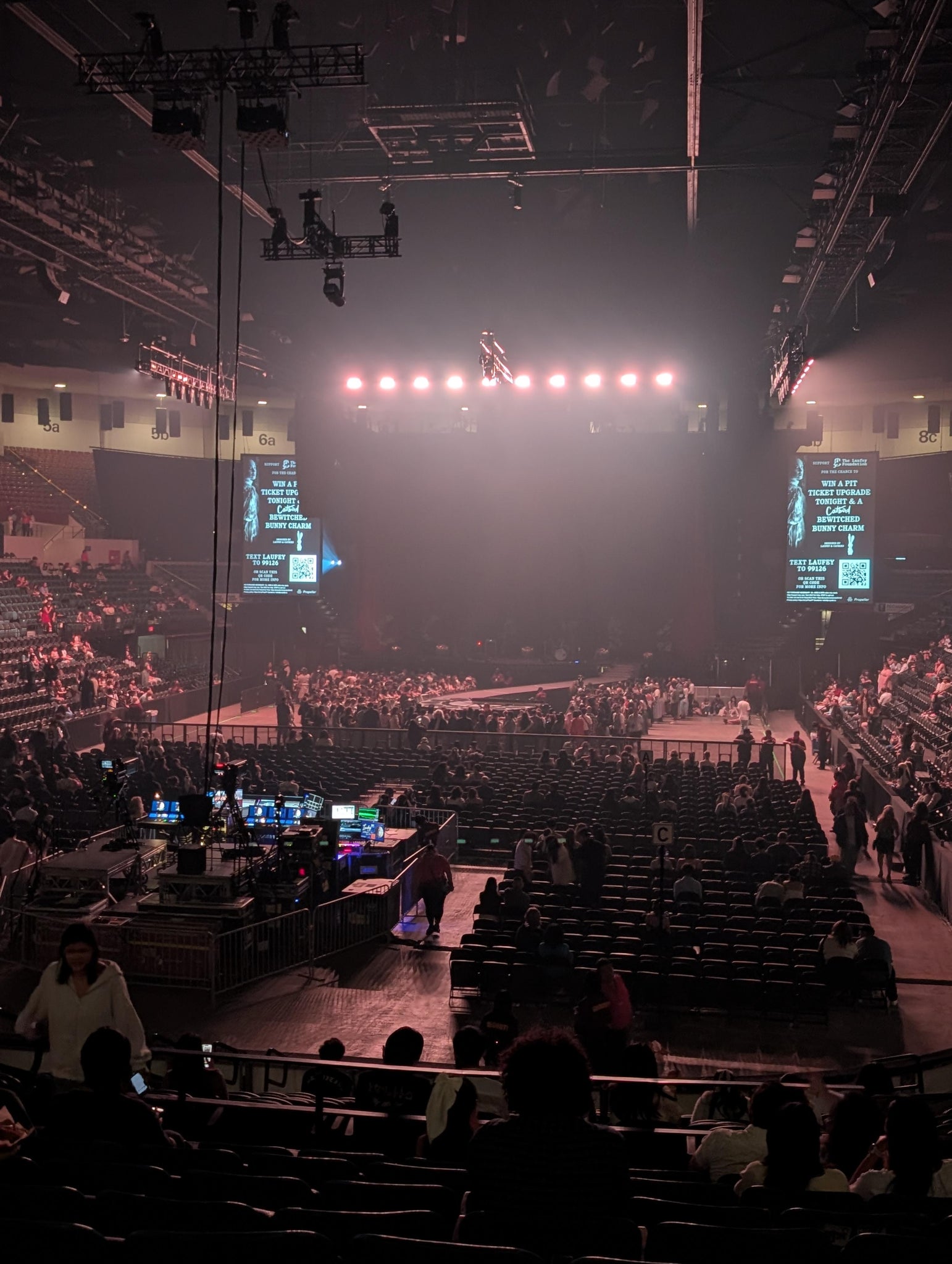 Real Fan View taken from Loge 18 B at Pechanga Arena San Diego by Emily D
