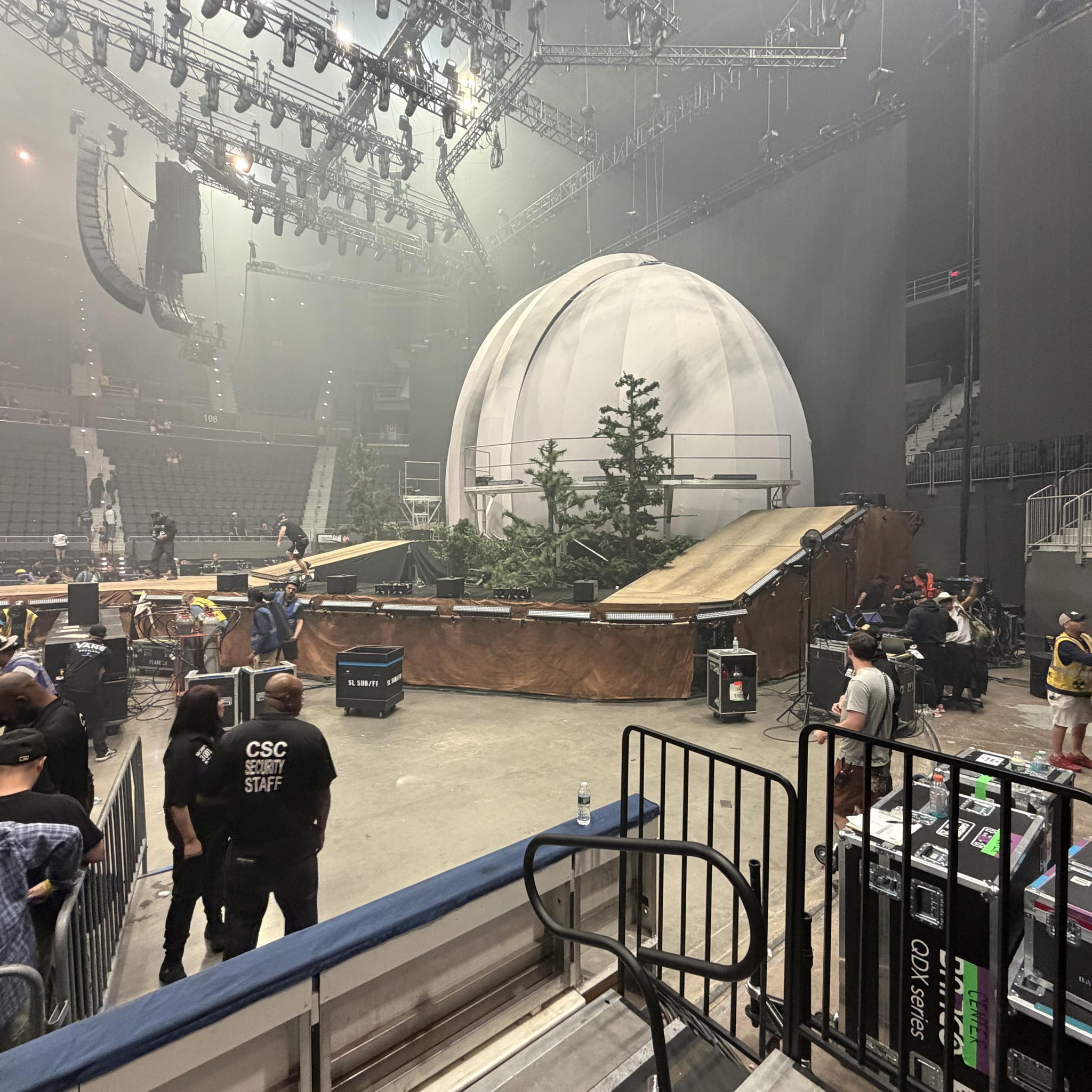 Real Fan View taken from Section 114 at PeoplesBank Arena by Felix S