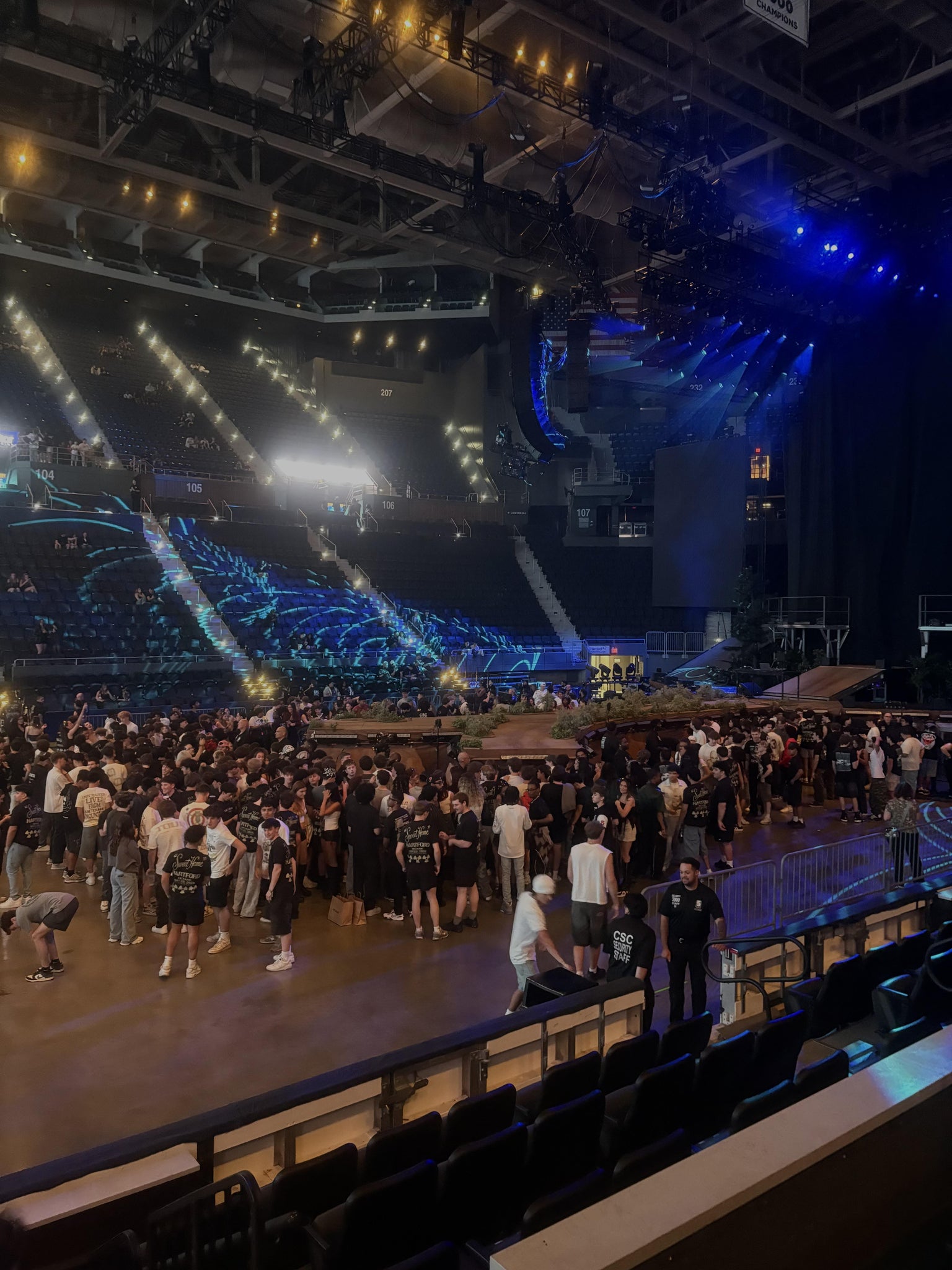 Real Fan View taken from Section 116 at PeoplesBank Arena by Riley D